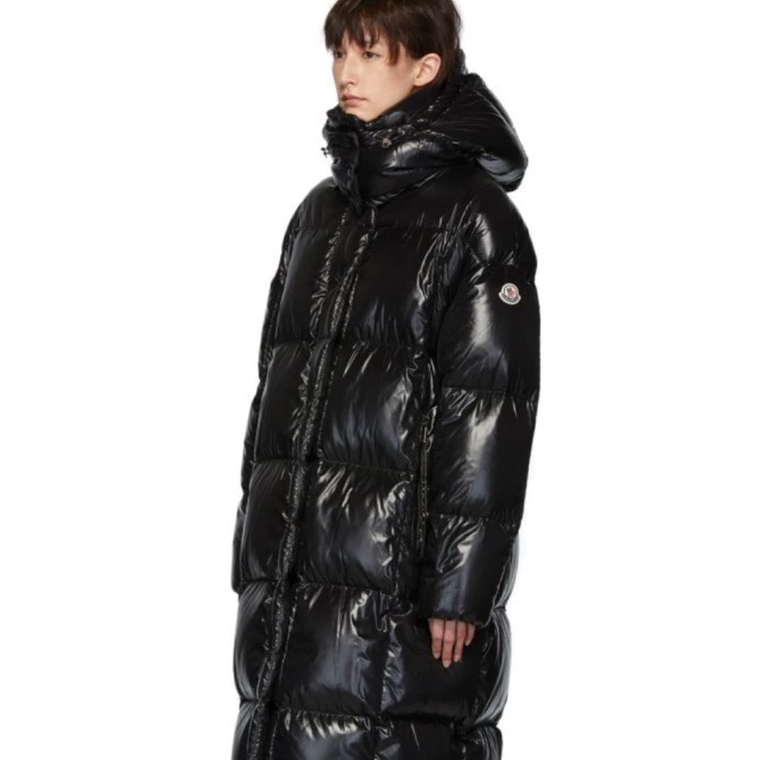Moncler Parnaiba 몽클레어 롱패딩 올블랙  XS 상품이미지4