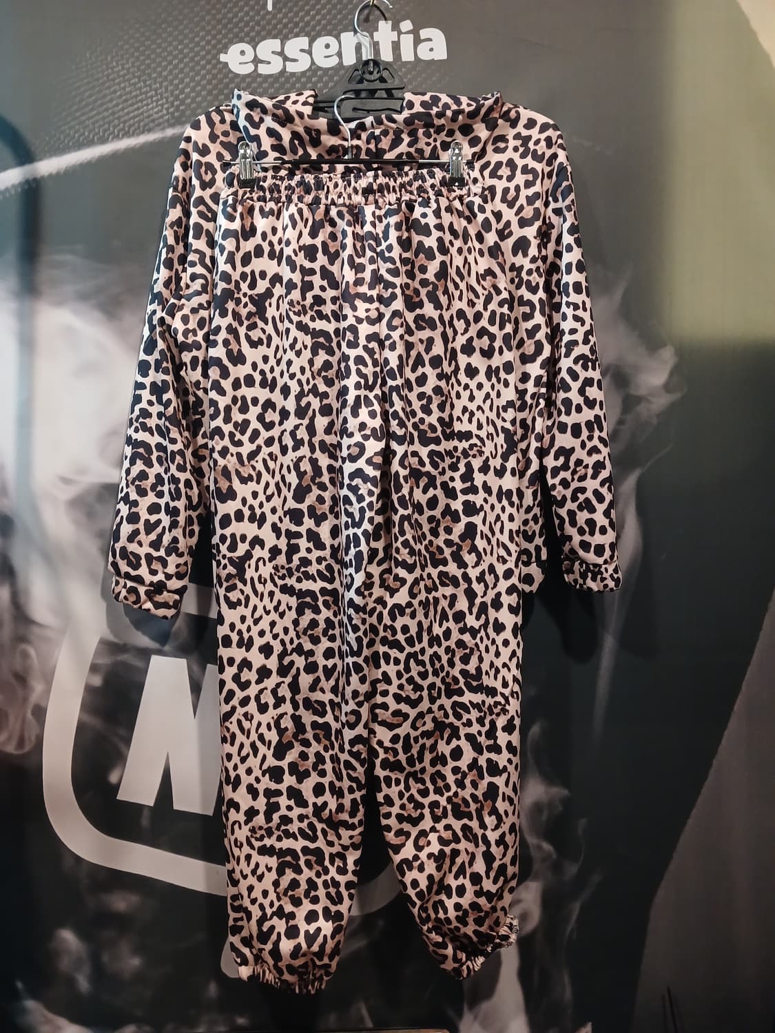 레오파드 호피 후드set 상품이미지4