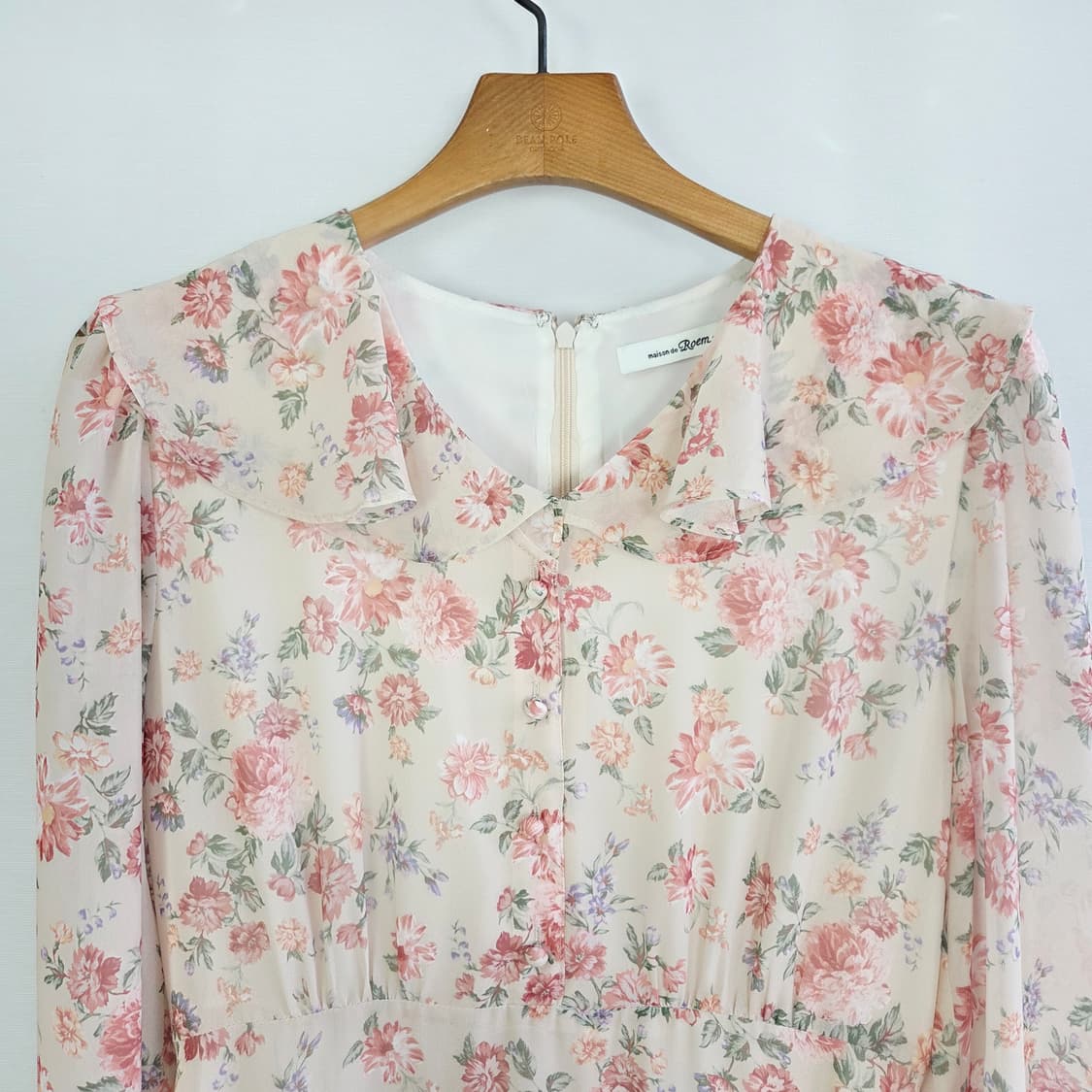 [ROEM] 로엠 플라워 쉬폰 롱원피스 여성 S 상품이미지3