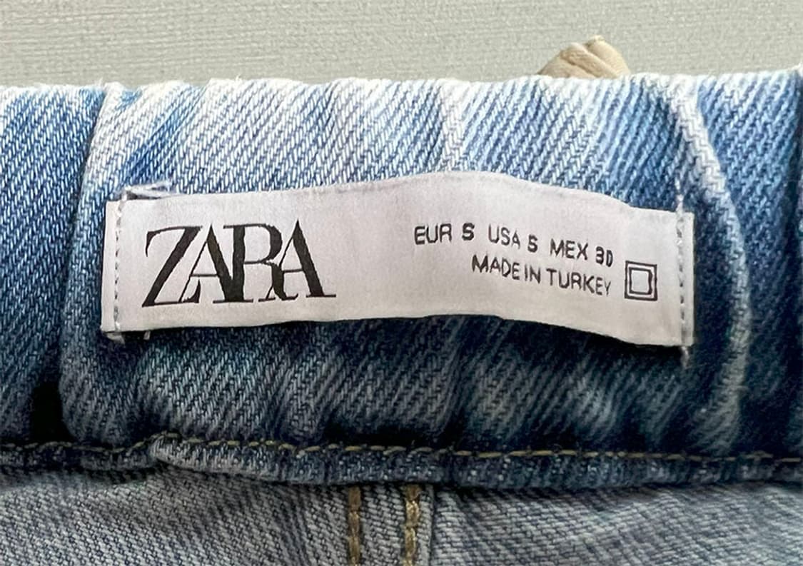 ZARA 자라 남자 청반바지 밴딩 캐주얼 스판없음 M 30 상품이미지3