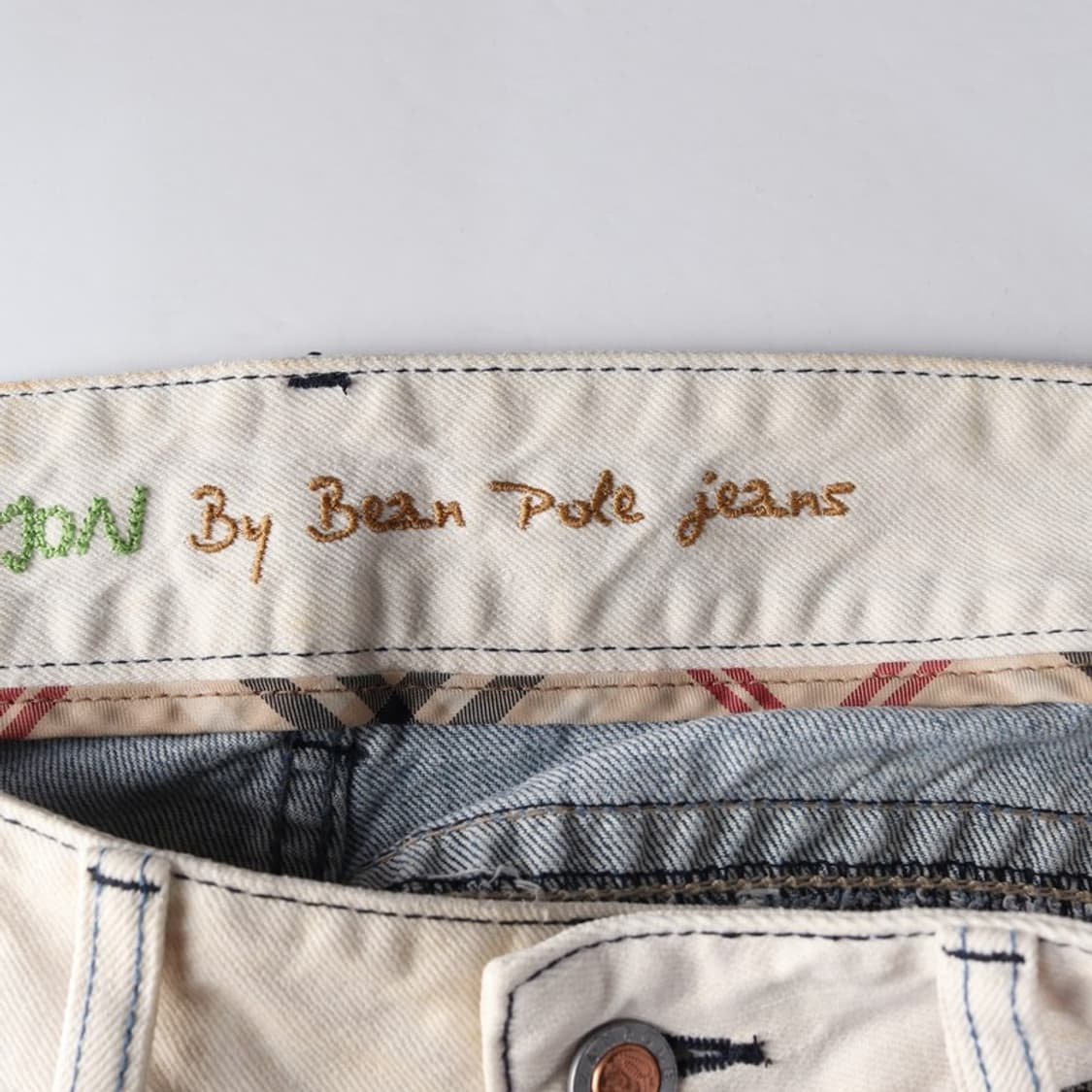 빈폴진 라이트 블루 스터드 데님 팬츠 상품이미지6