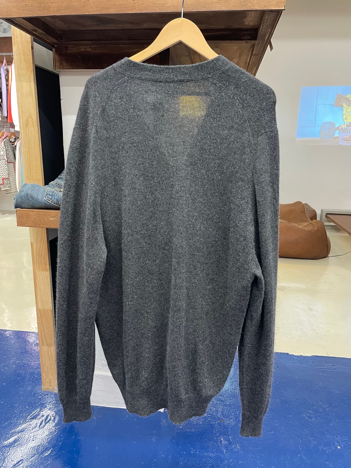 브룩스브라더스 캐시미어 우드버튼 가디건 상품이미지5