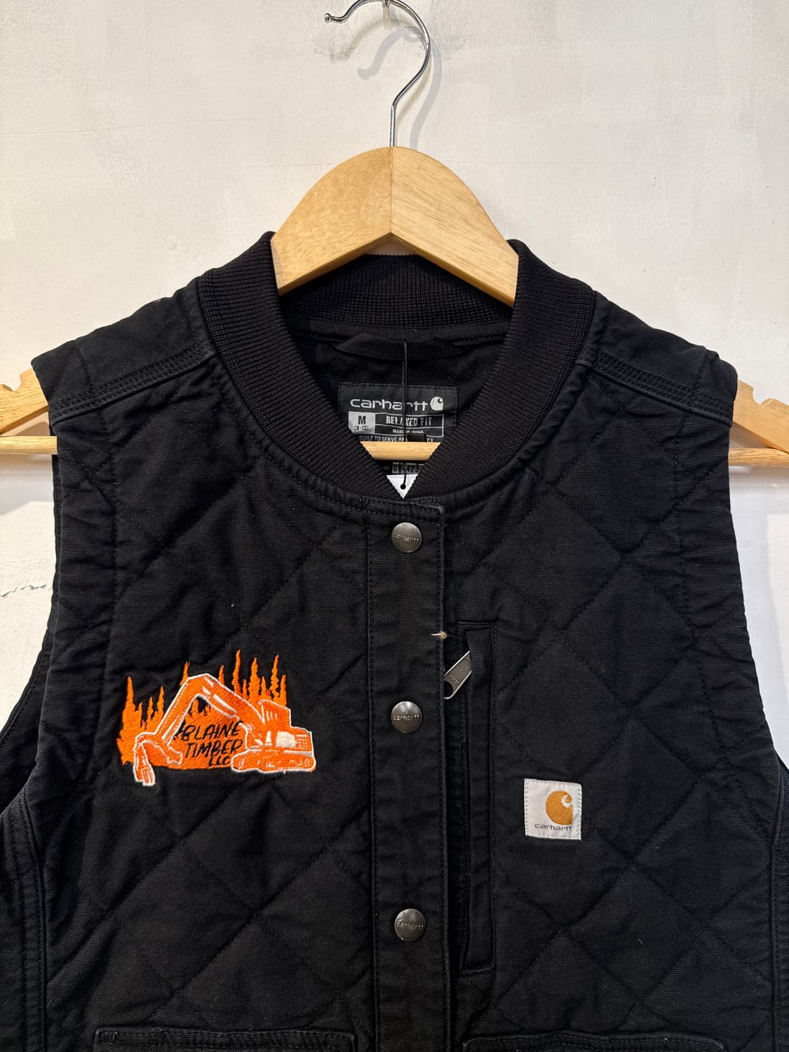 칼하트 블랙 베스트 조끼 상품이미지2
