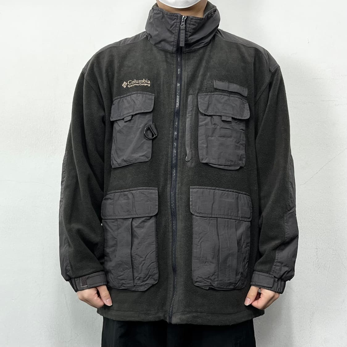 콜롬비아 멀티포켓 유틸 플리스 집업 자켓 상품이미지1