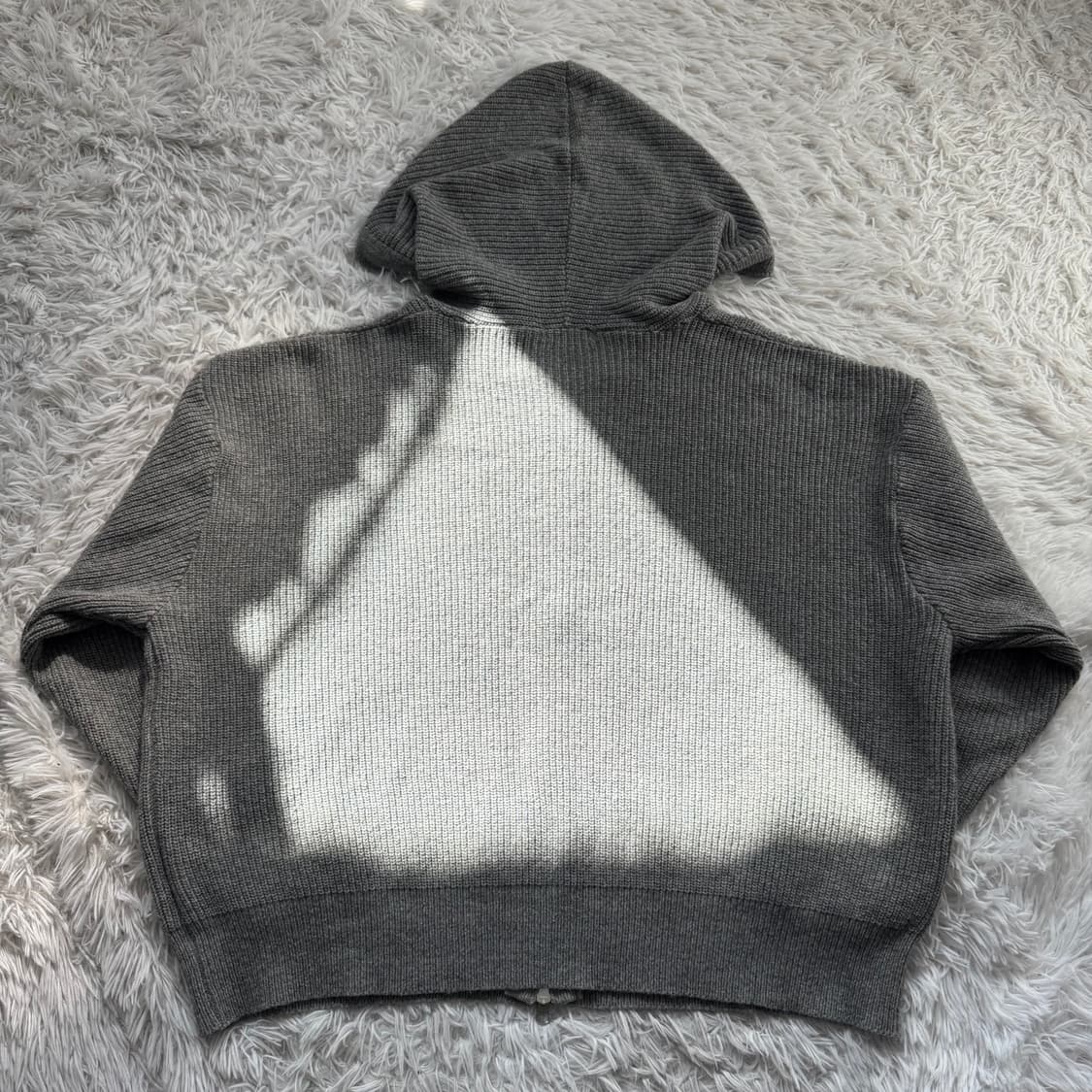 NOONDAWN 일본빈티지 보세 니트 후드집업 xxl 110 보세후드집업 상품이미지3