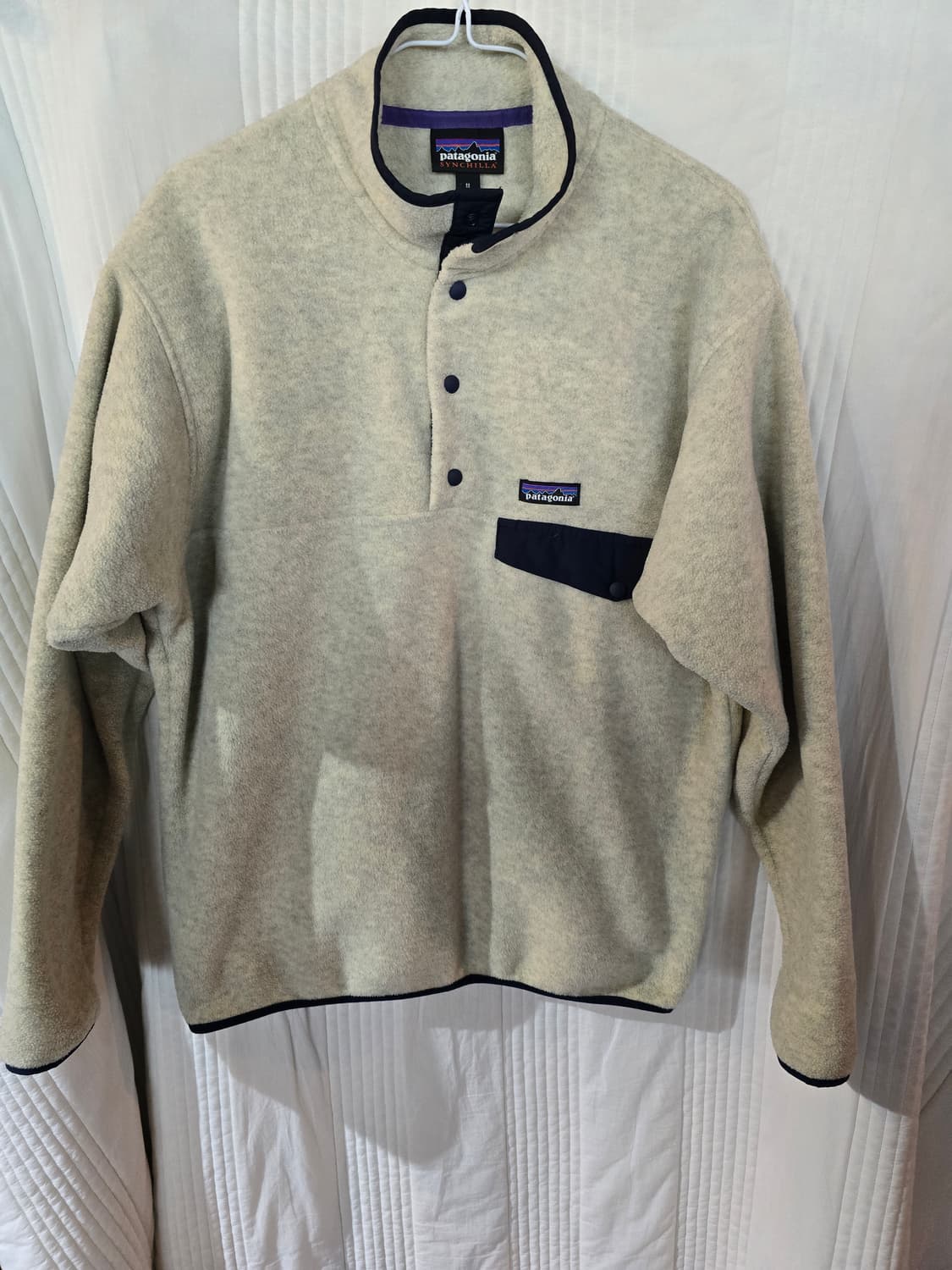 파타고니아 신칠라 플리스 M 아이보리 상품이미지2