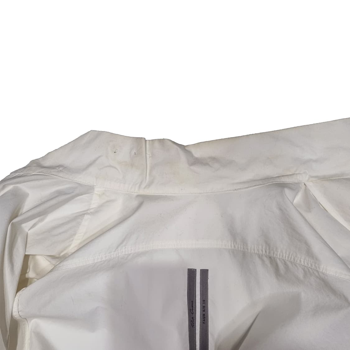 릭오웬스 - 15SS FAUN 하이넥 셔츠 - 화이트 - 42 상품이미지5