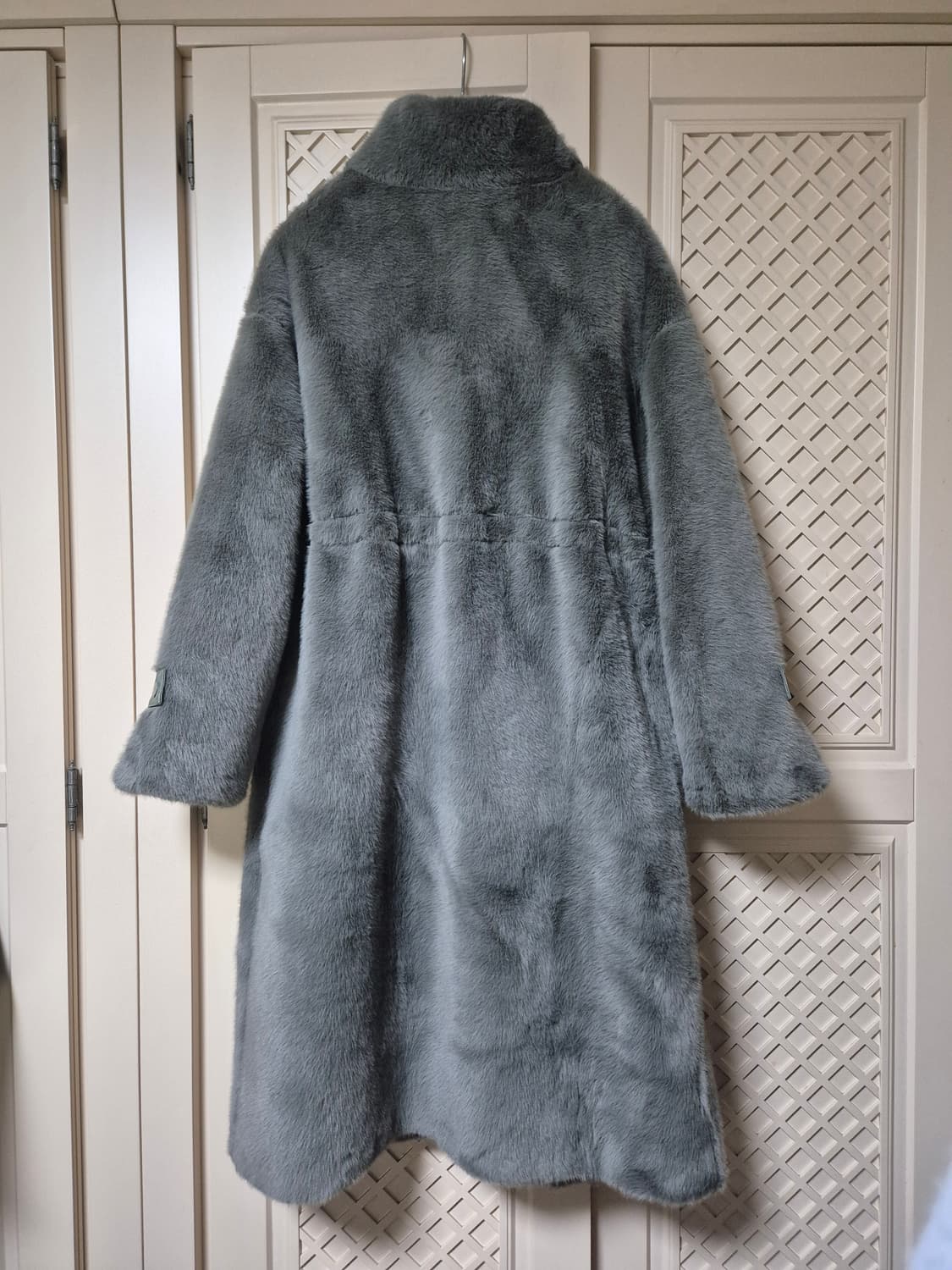 에코 밍크퍼 롱 코트 상품이미지2