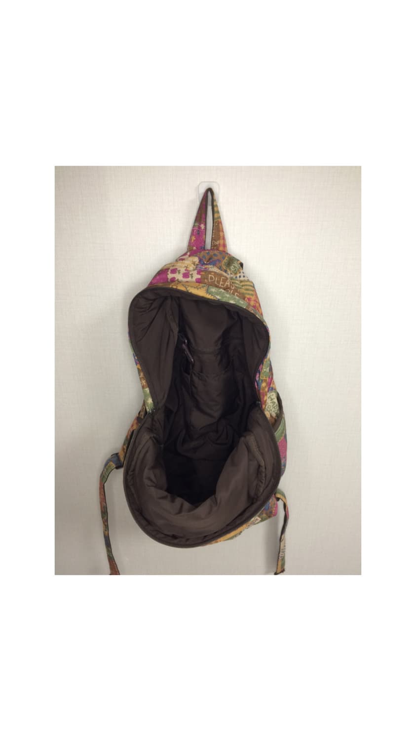 빈티지 패치워크 패디드 모리걸 백팩 상품이미지4