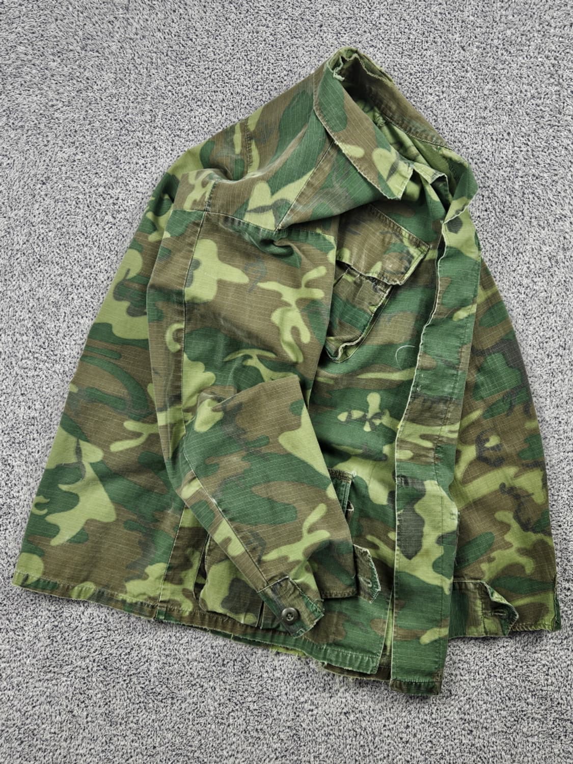 60's US ARMY ERDL 컴뱃 퍼티그 자켓 (XS)/ 10529 상품이미지4