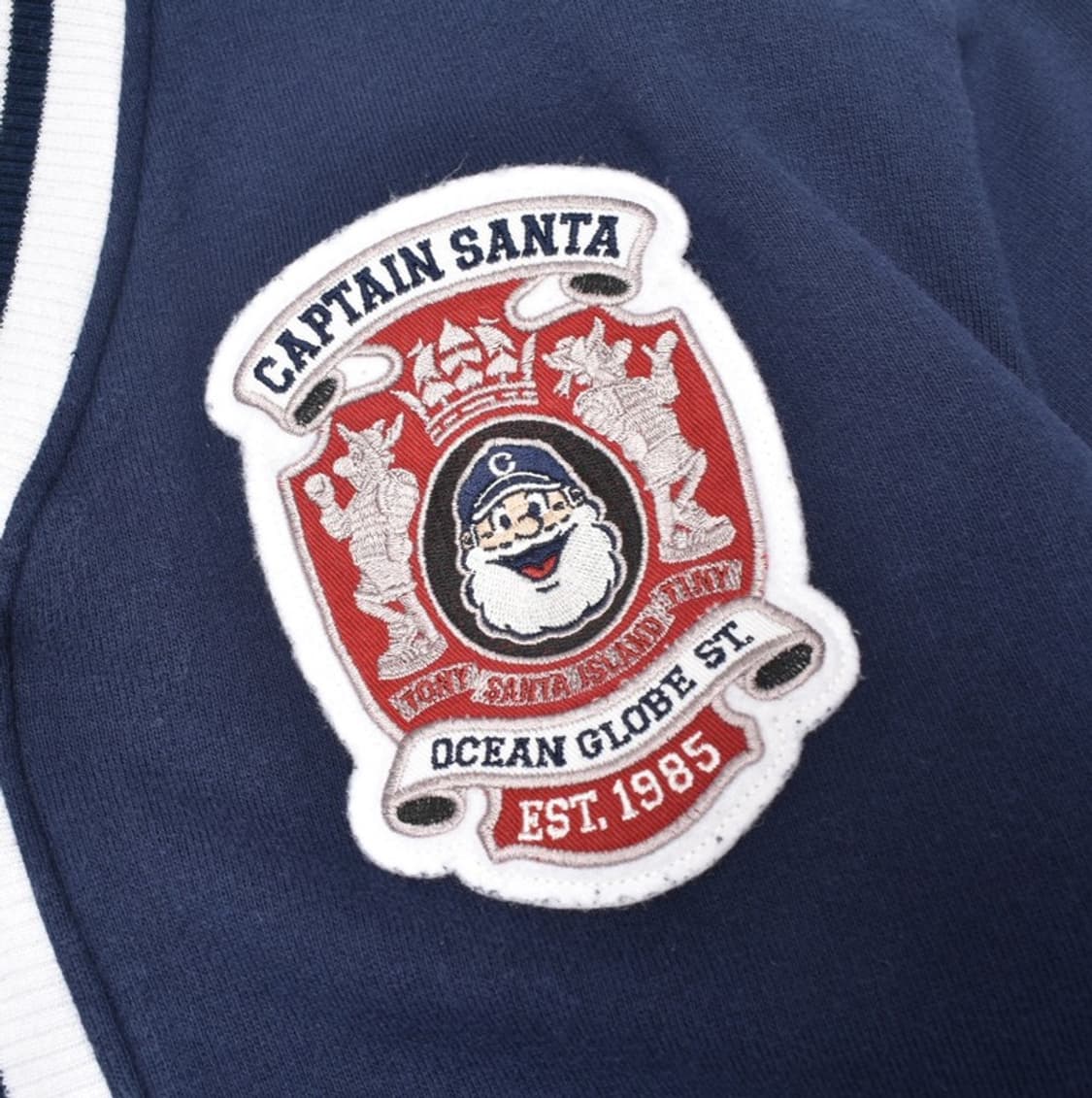 캡틴산타 빈티지 구제 와펜 라인배색 브이넥 가디건 M25070131 상품이미지6