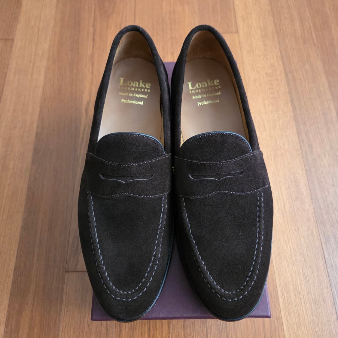 로크 임페리얼 다크브라운 스웨이드 UK9.5사이즈 상품이미지1