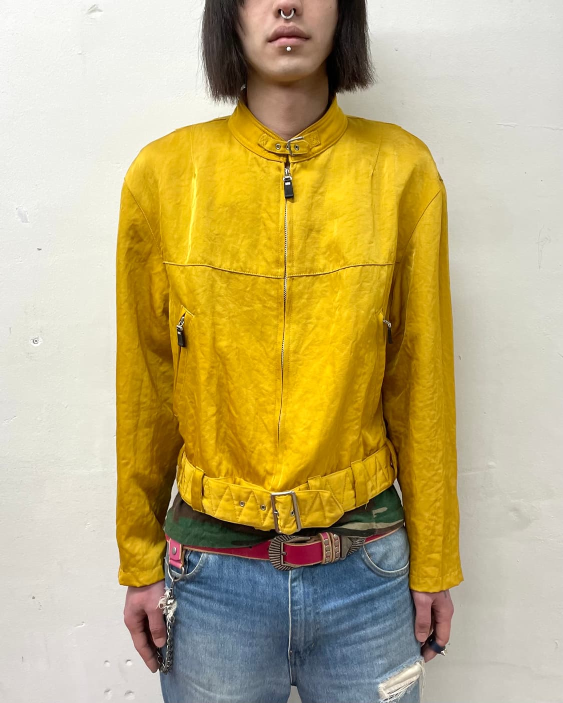 Junman Glossy Yellow Activity Jacket  상품이미지1