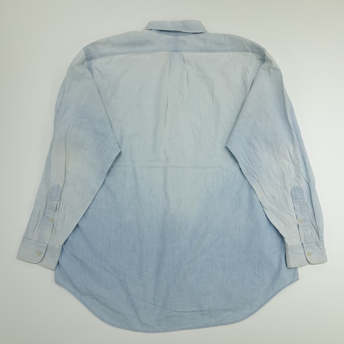 CN696 L 폴로 랄프로렌 워시드 샴브레이 긴팔 셔츠 남방 상품이미지7