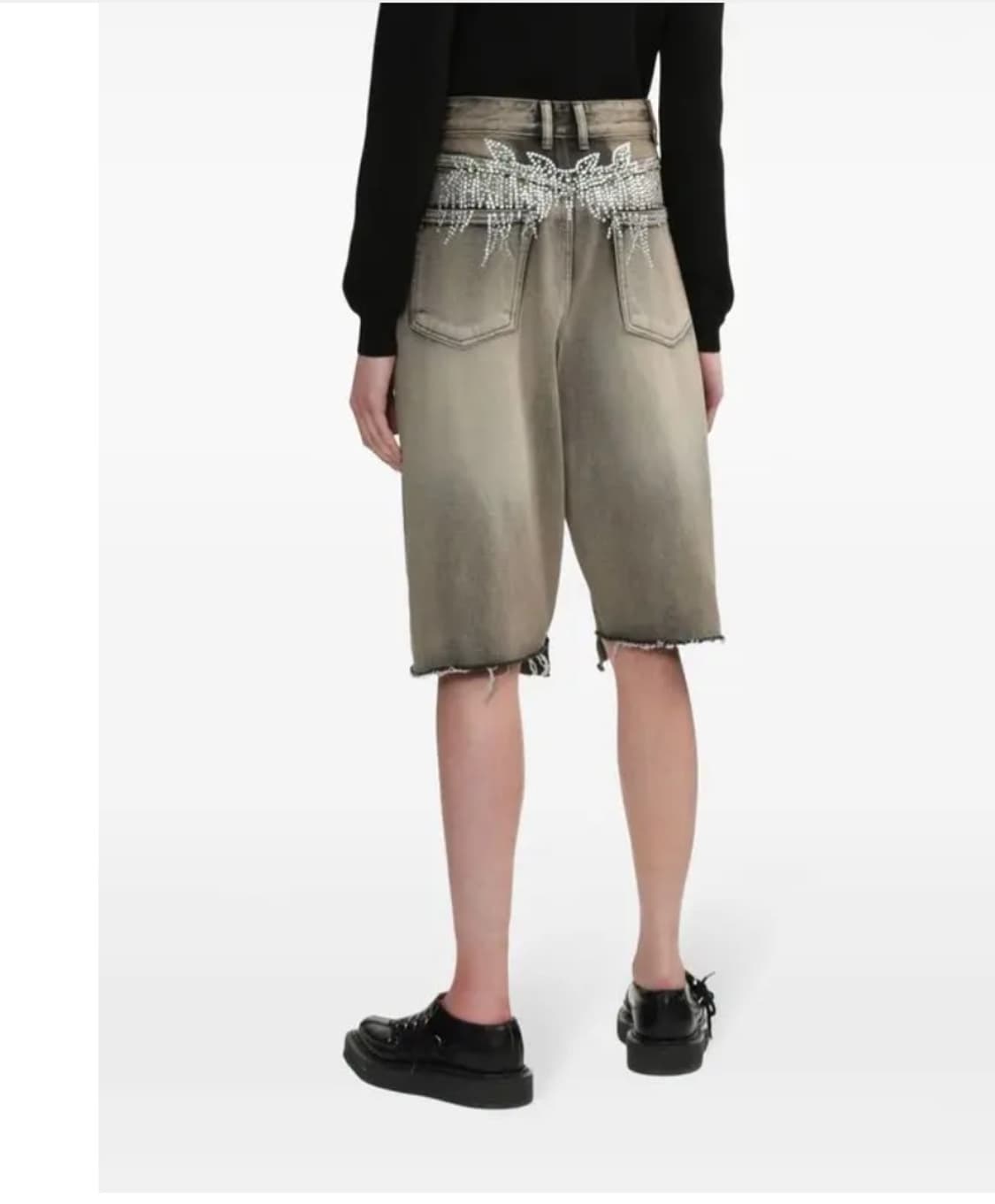 (새 상품) WE11DONE 보석 데님 쇼츠 상품이미지2