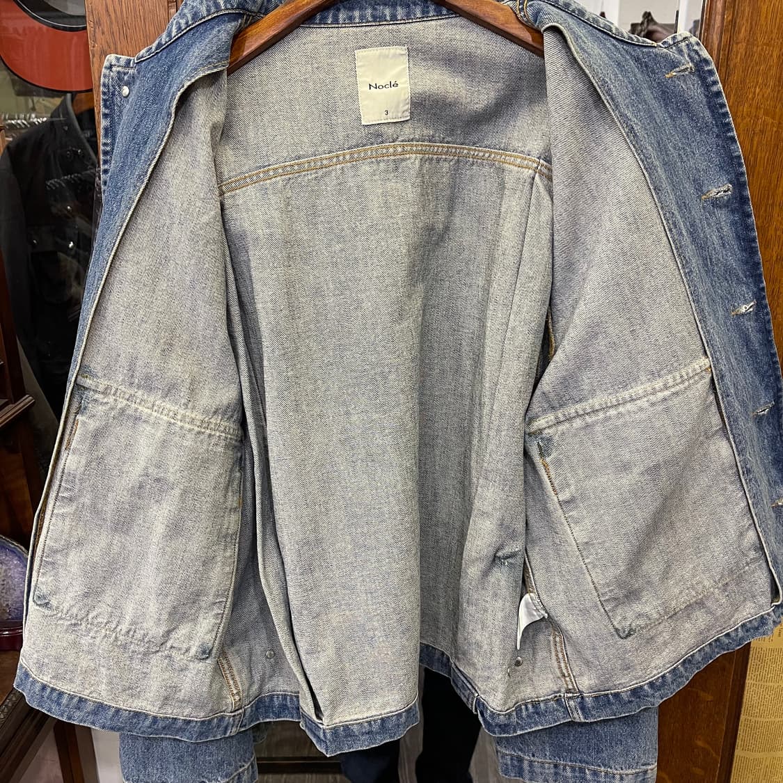 노클 데님 워크자켓 상품이미지7