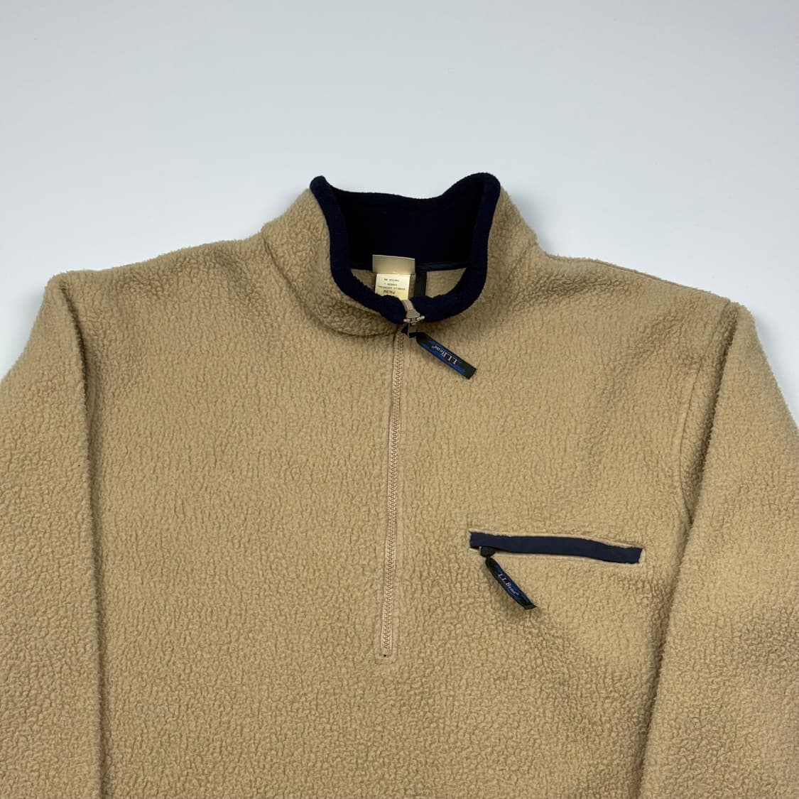 (110) 80s 엘엘빈 플리스 풀오버 내추럴 상품이미지3