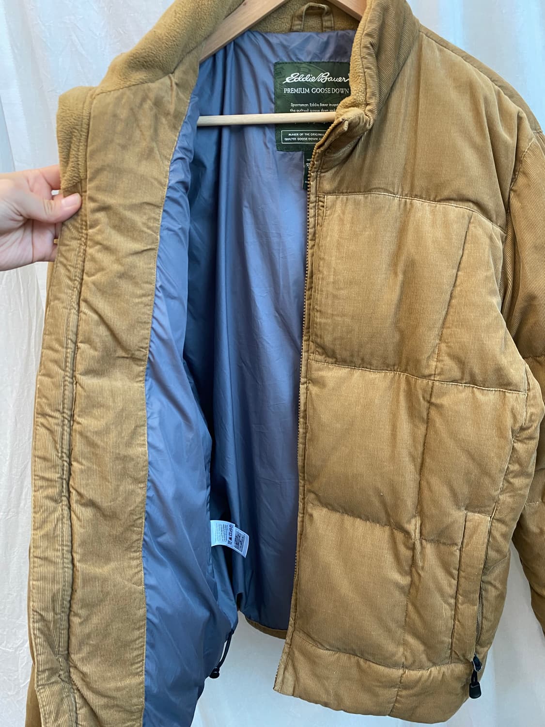 EDDIE BAUER 코듀로이 다운패딩(MEN L) 상품이미지6