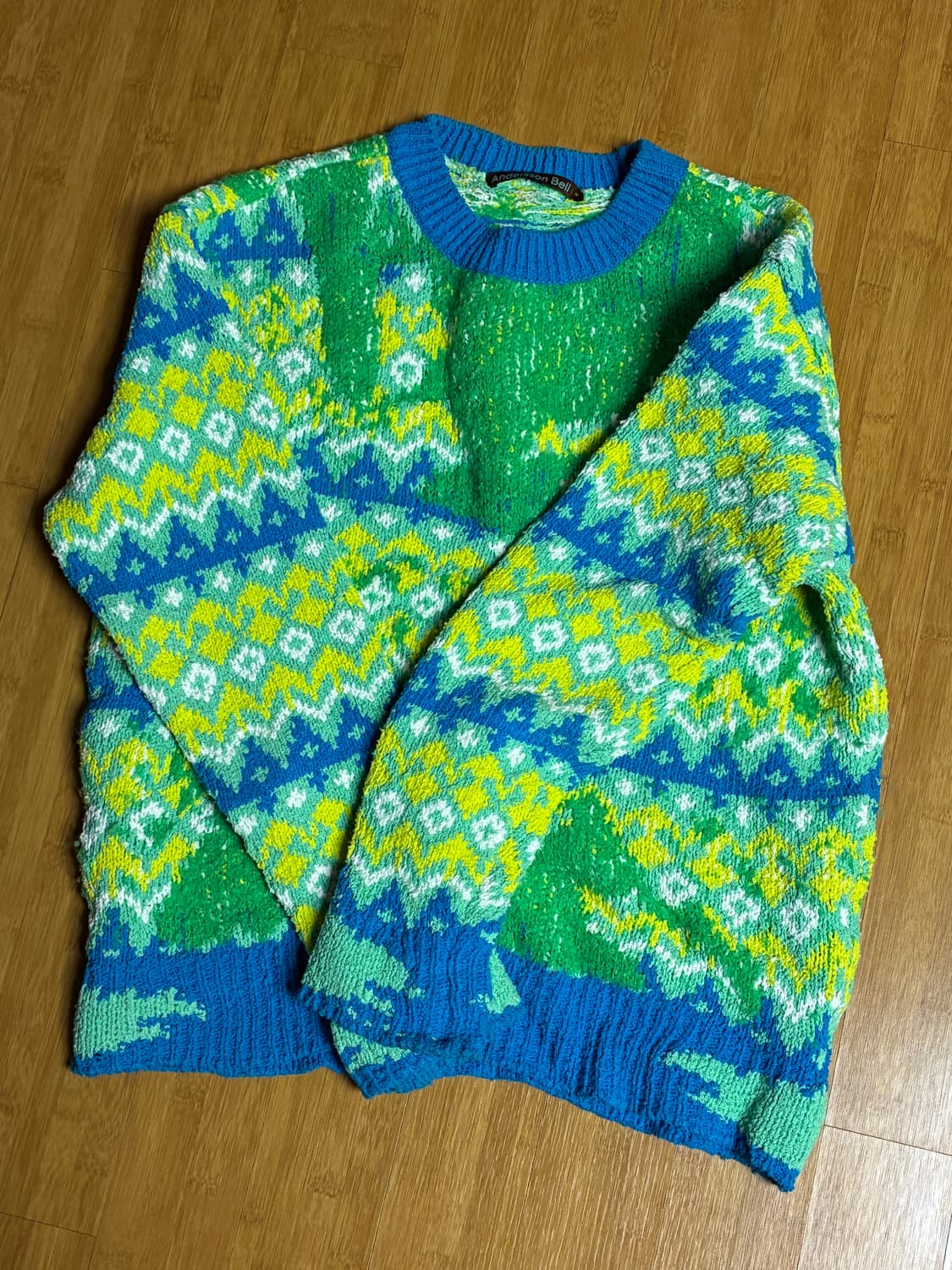 앤더슨벨 유니섹스 서브멀지 노르딕 스웨터 상품이미지3