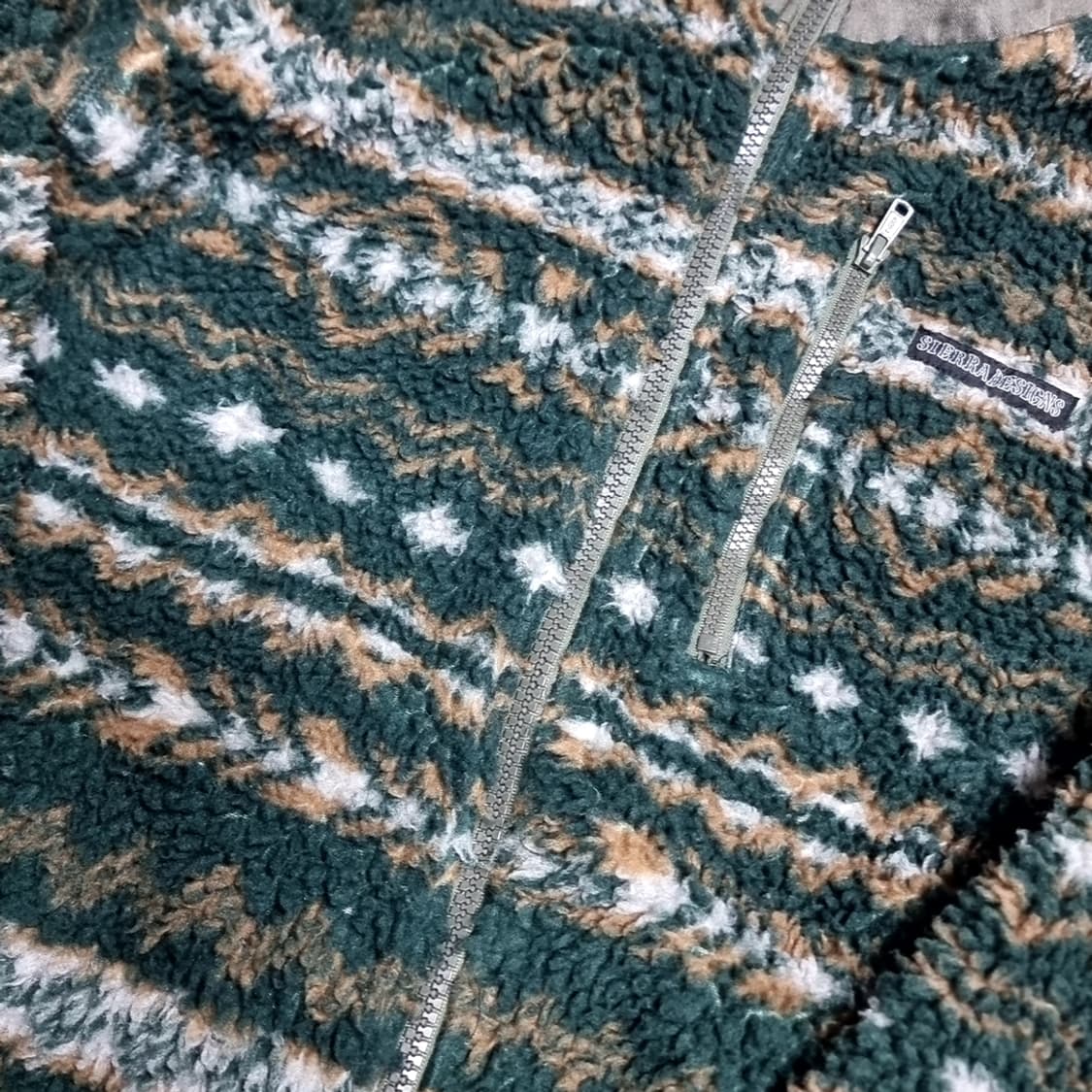 시에라 녹색패턴 플리스 자켓(100~105) 상품이미지3