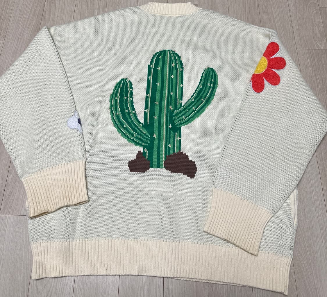 일본 자수 가디건 상품이미지2