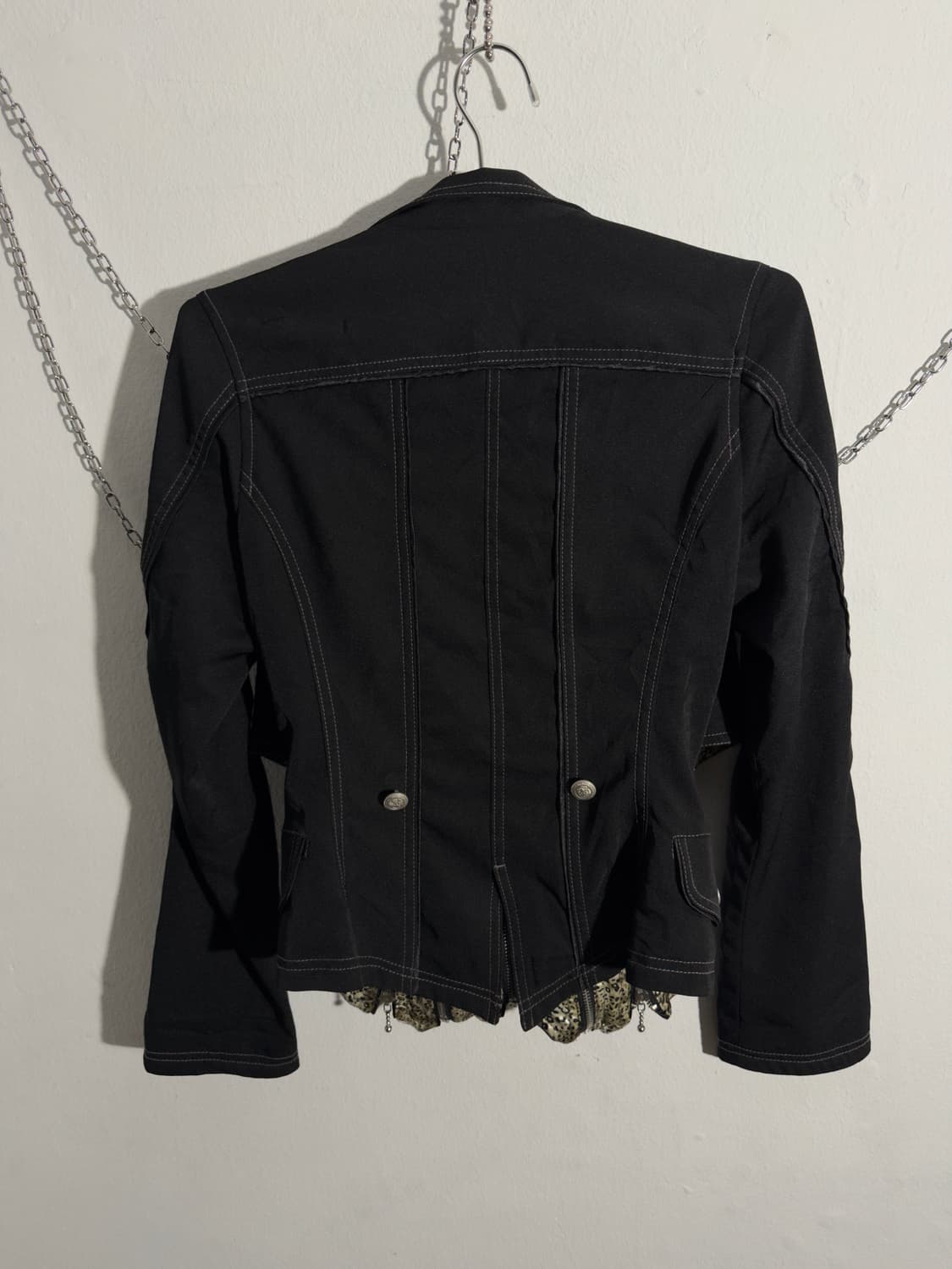 japanese vkei 코르셋 멀티지퍼 자켓 상품이미지8