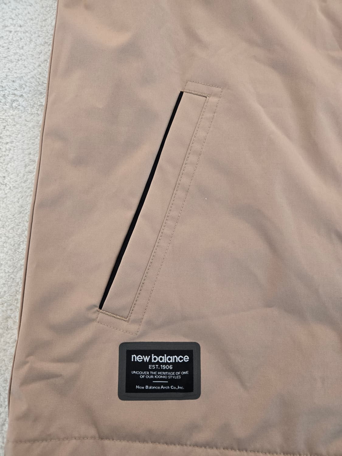 뉴발란스 코치자켓 베이지색 S 상품이미지5