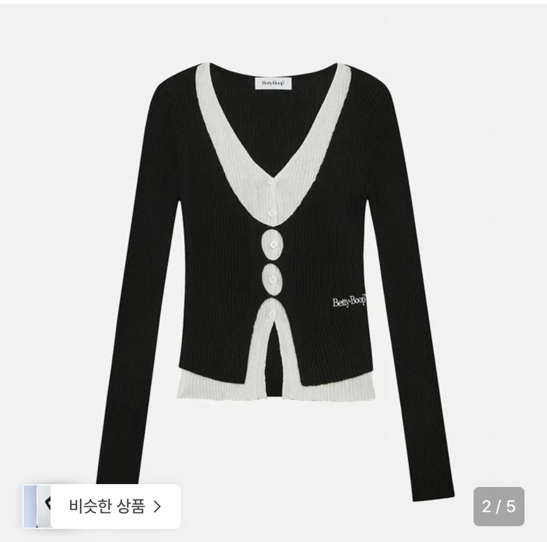 베티붑 컷아웃 니트 새제품 상품이미지1
