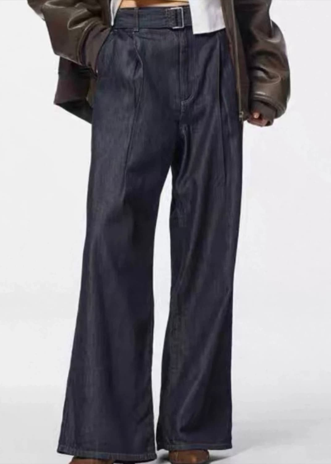 GU 데님 와이드 팬츠 S 상품이미지1