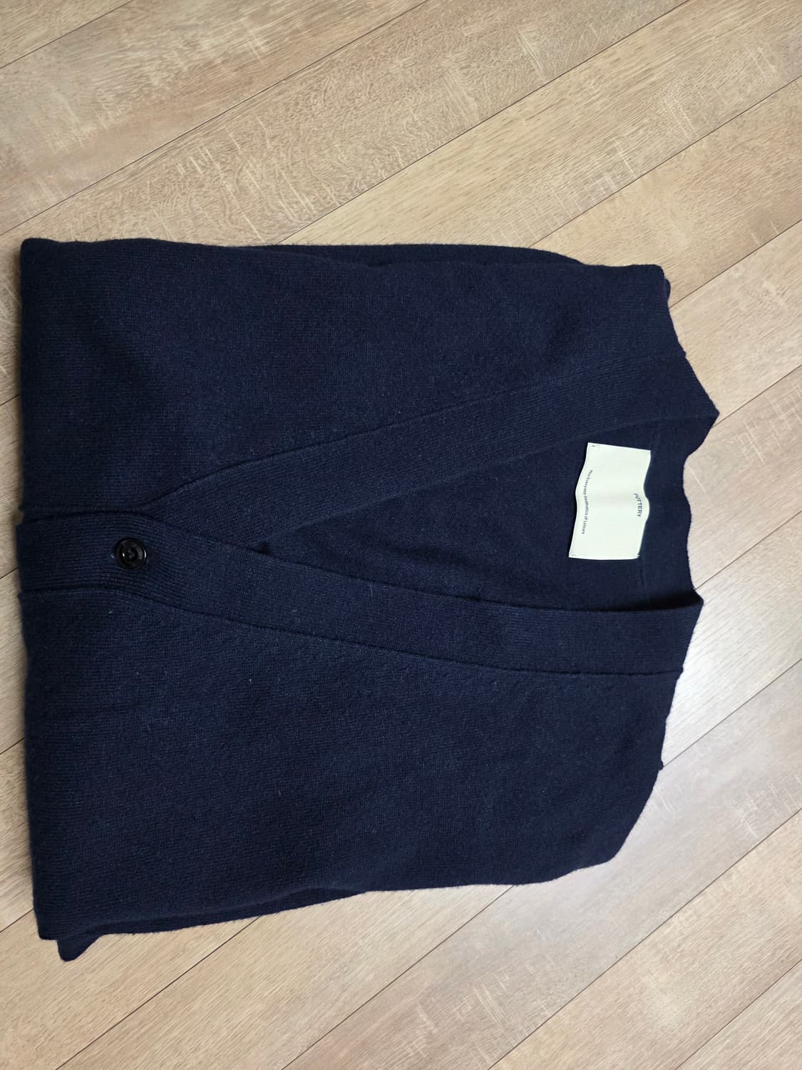 포터리 컴포트 캐시미어 가디건 다크네이비 3사이즈 상품이미지10