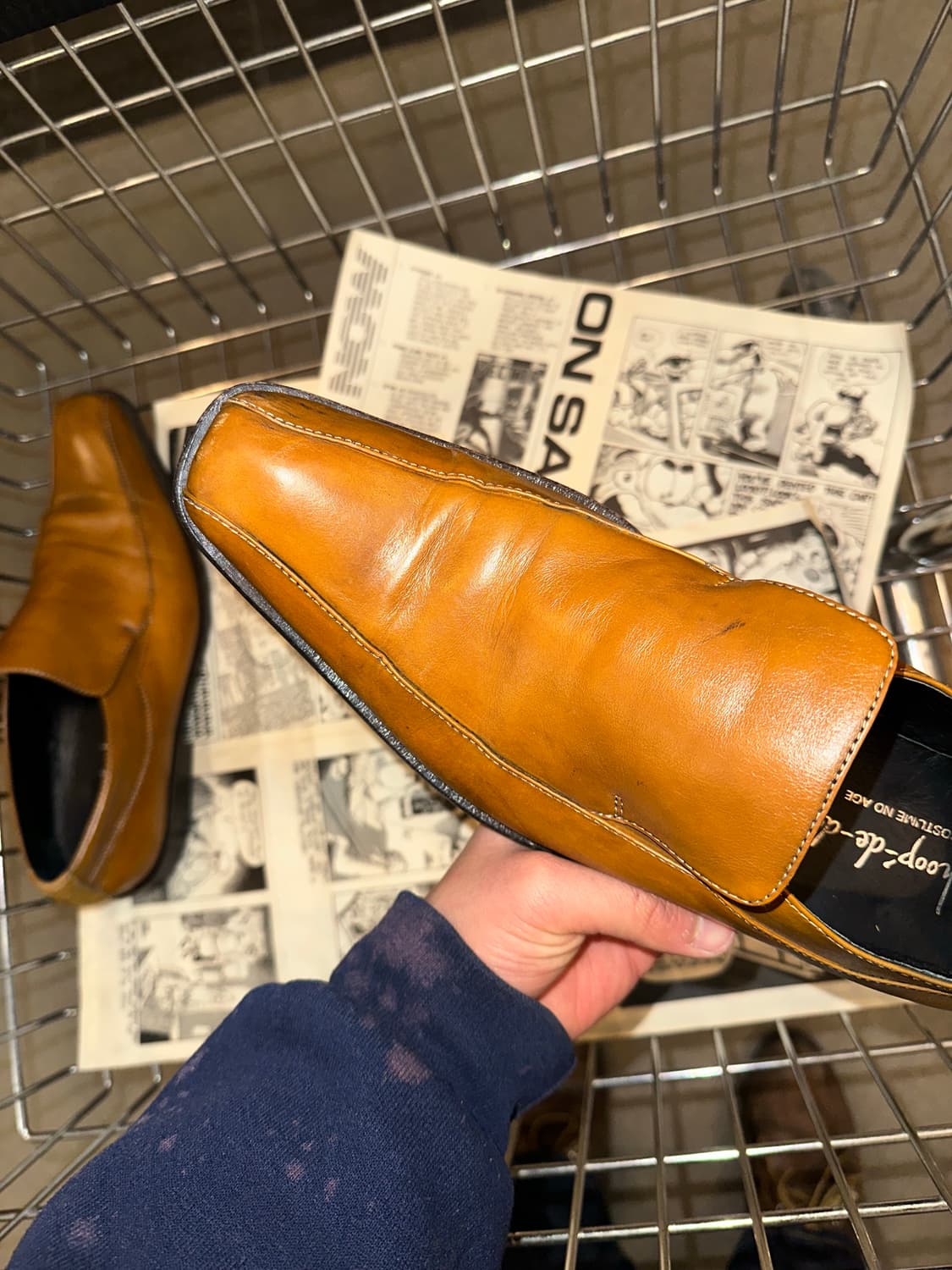 Whoop de doo shape leather loafer 상품이미지7