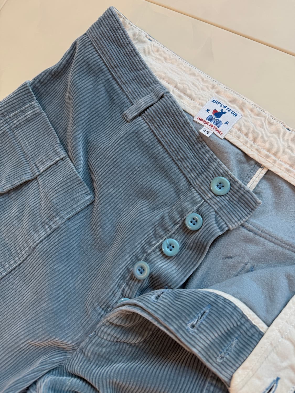 아펜처 프렌치 코듀로이 워크팬츠 34 상품이미지3