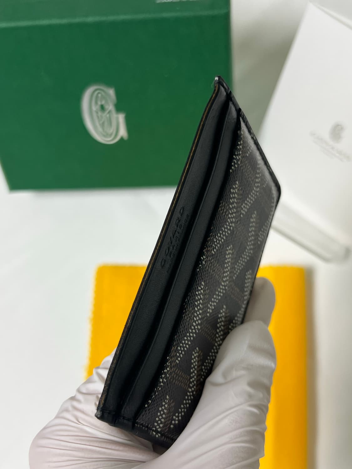 [정품] 고야드 생쉴피스 카드지갑 블랙 상품이미지4