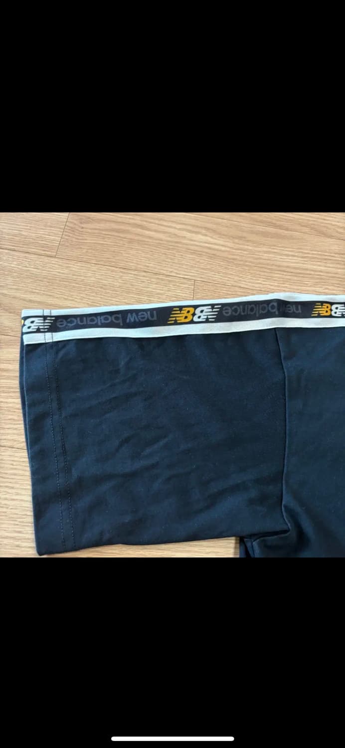 뉴발란스 로고 포인트 블랙 반팔 티셔츠 XL 상품이미지3