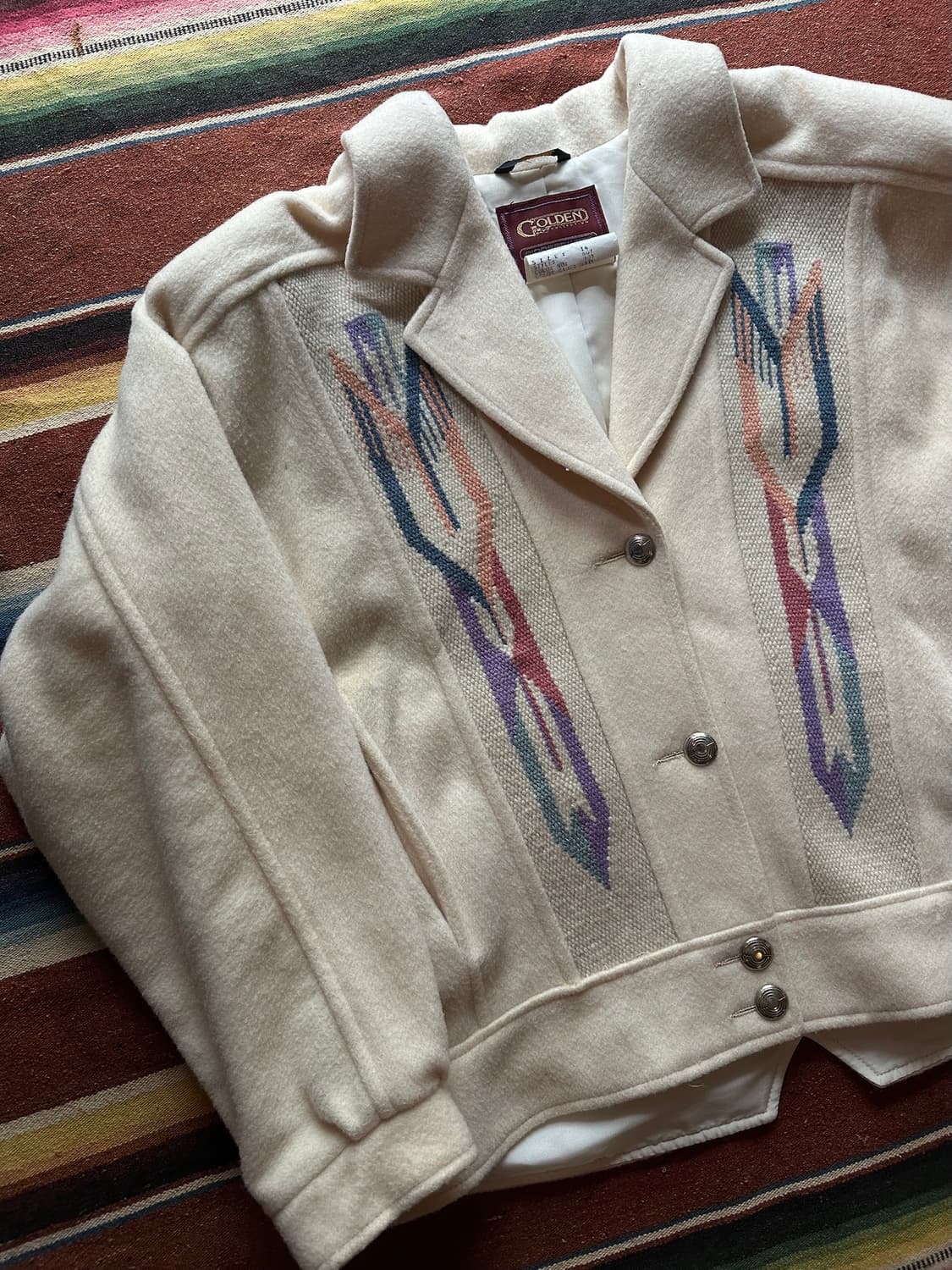 80s USA Vintage Western Chimayo Jacket 상품이미지2