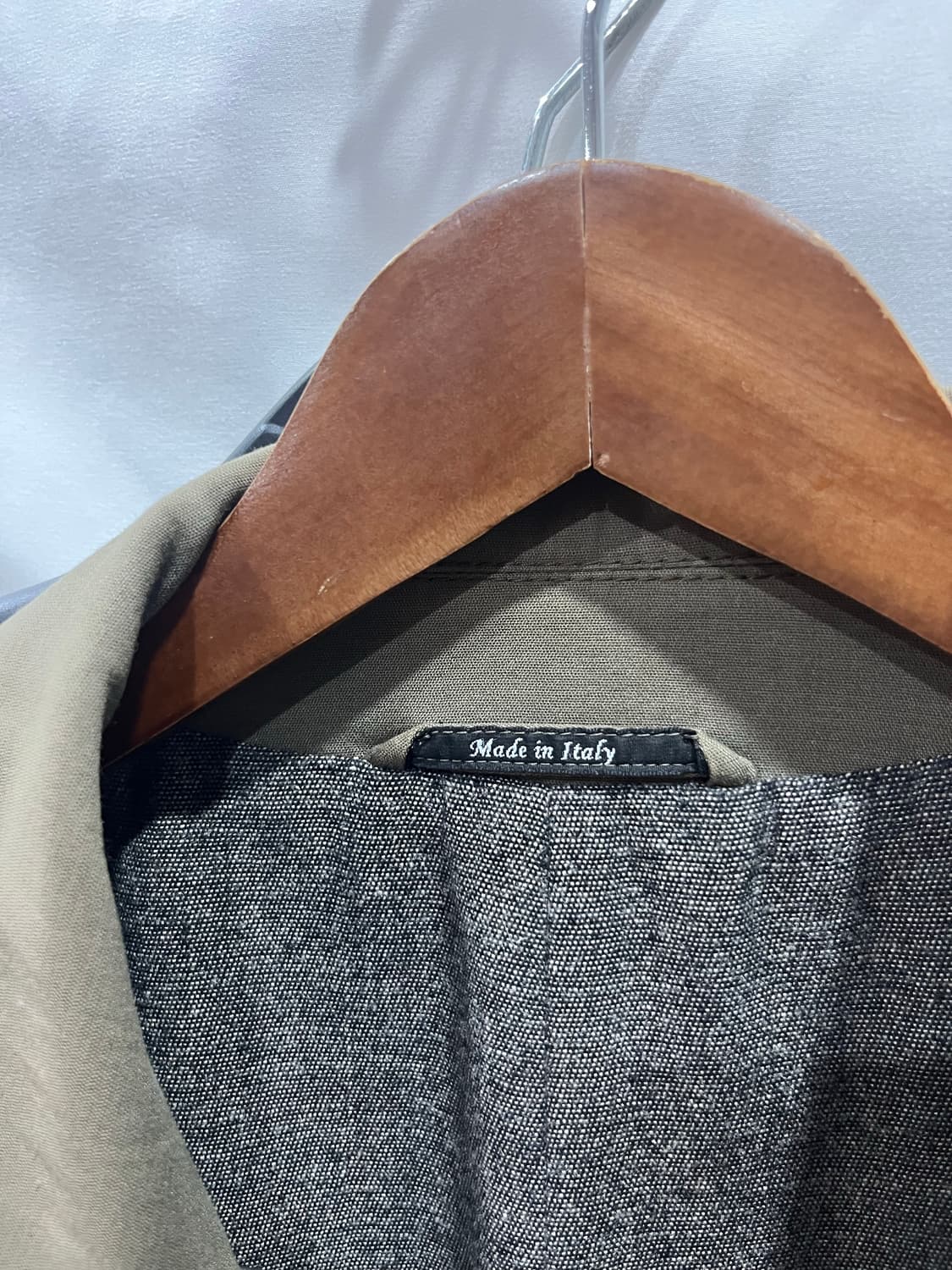 마르지엘라 13AW 10번 라인 카키 투톤 트렌치 50 상품이미지6