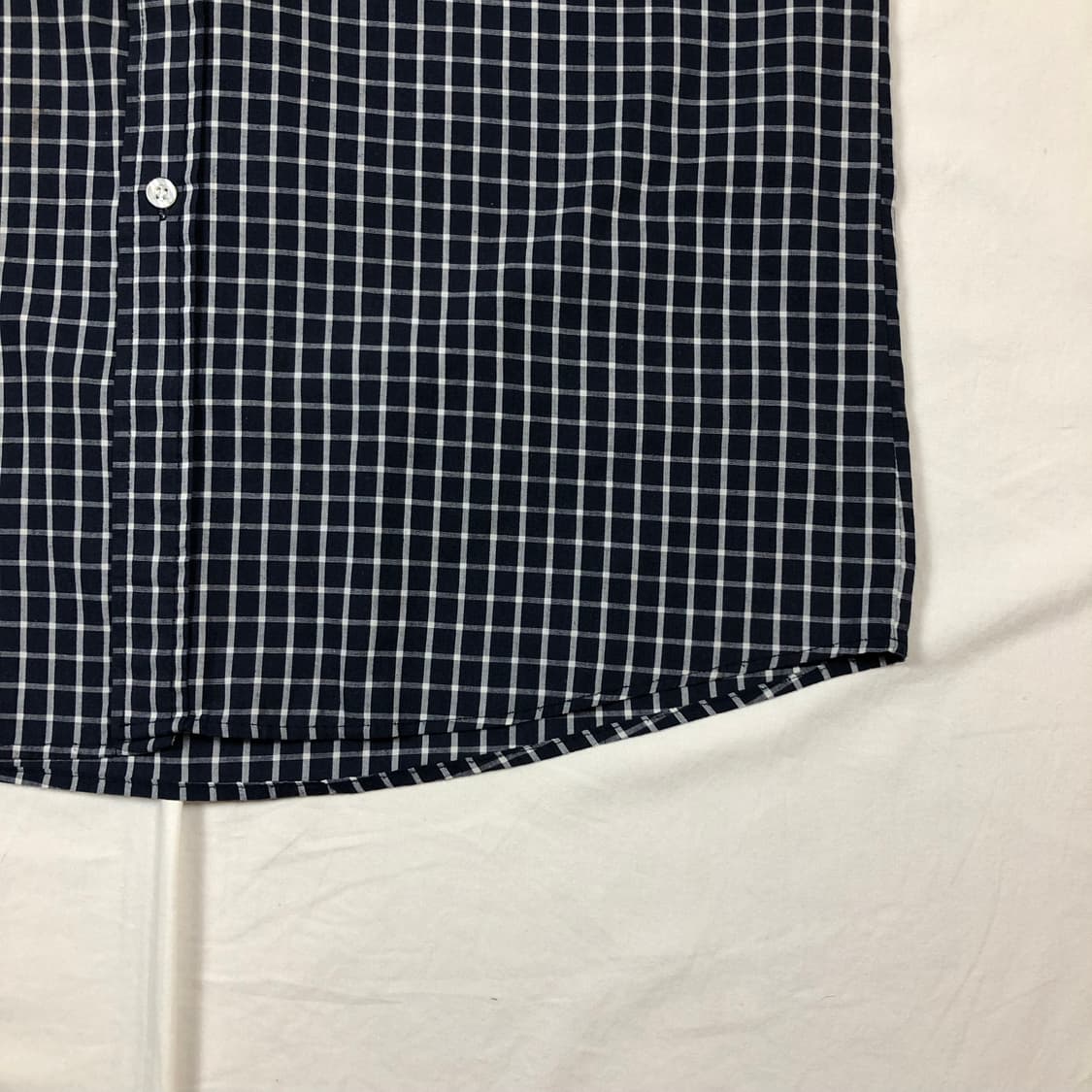 90s 스투시 stussy 로고 포켓 체크 반팔셔츠 상품이미지4