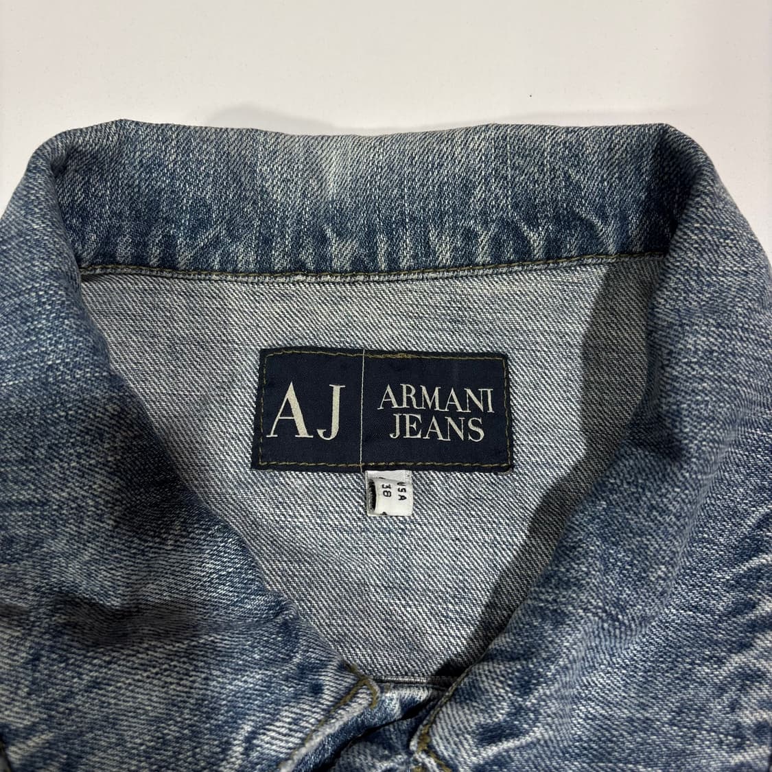 아르마니진스 데님 청자켓 상품이미지3