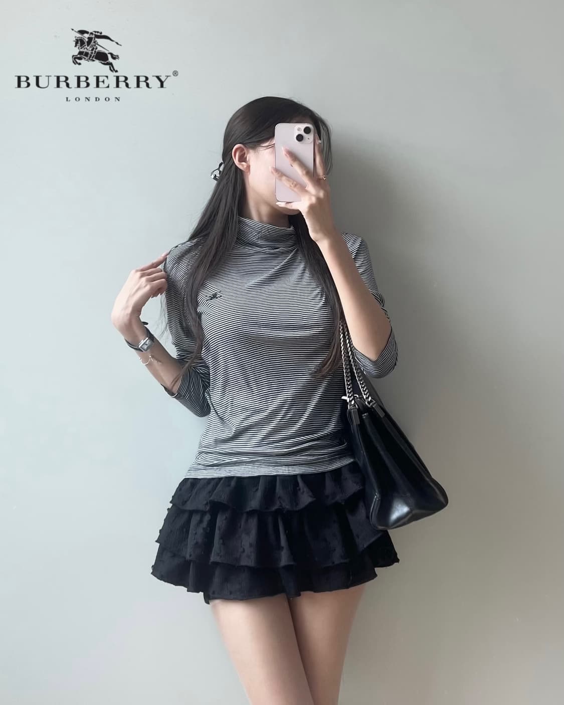 버버리 폴라넥 롱슬리브 상품이미지2