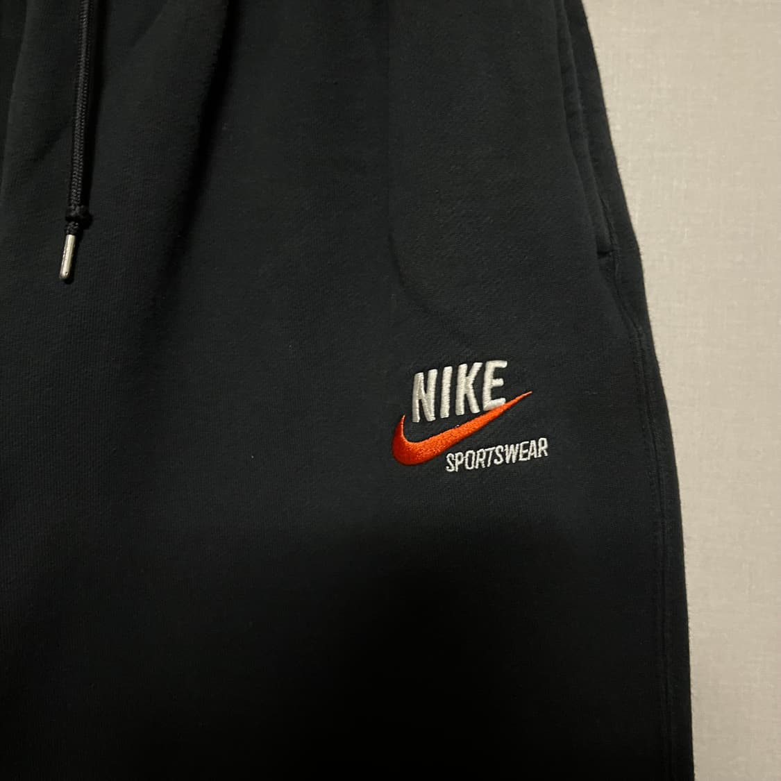 나이키 스우시 블랙 조거팬츠 M 상품이미지4