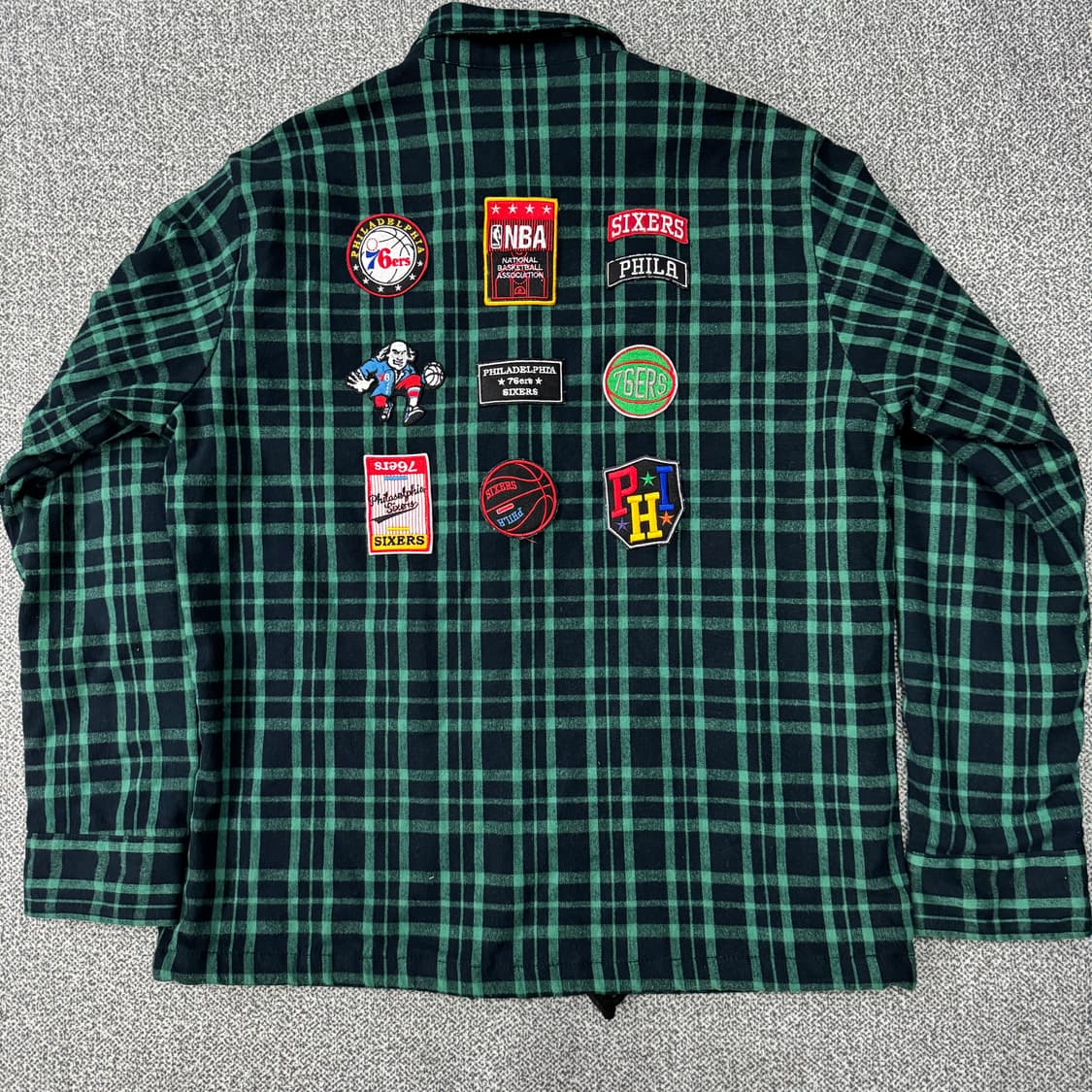 NBA 필라텔피아76 와펜플레이 셔킷점퍼 상품이미지2