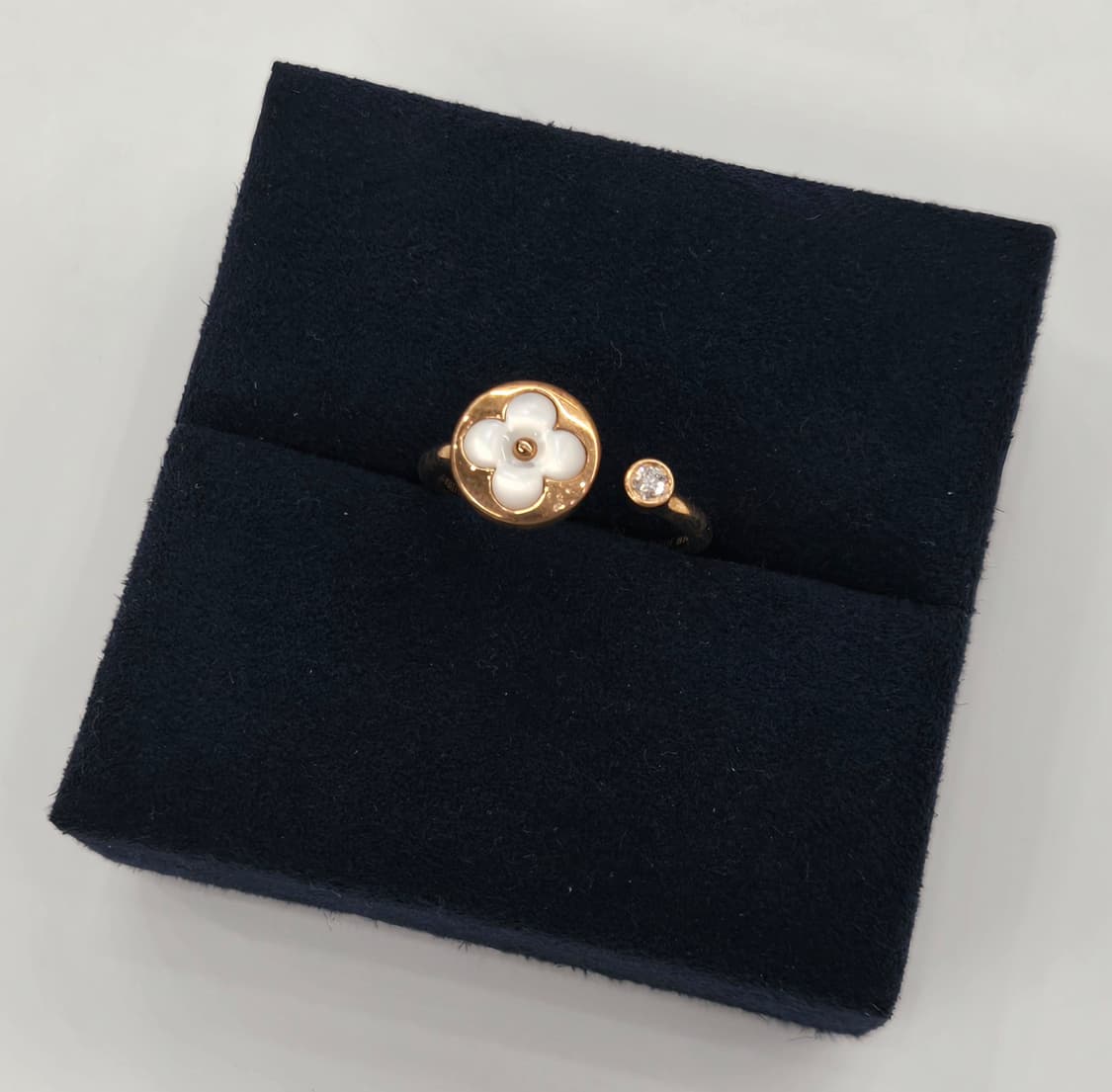 루이비통 다이아몬드 18K 컬러 블라썸 미니 썬 반지 링 54호 상품이미지1