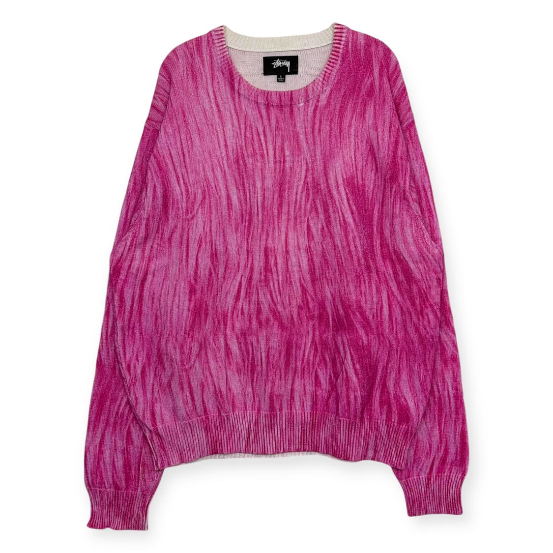 스투시 퍼 프린팅 니트 티셔츠 상품이미지1