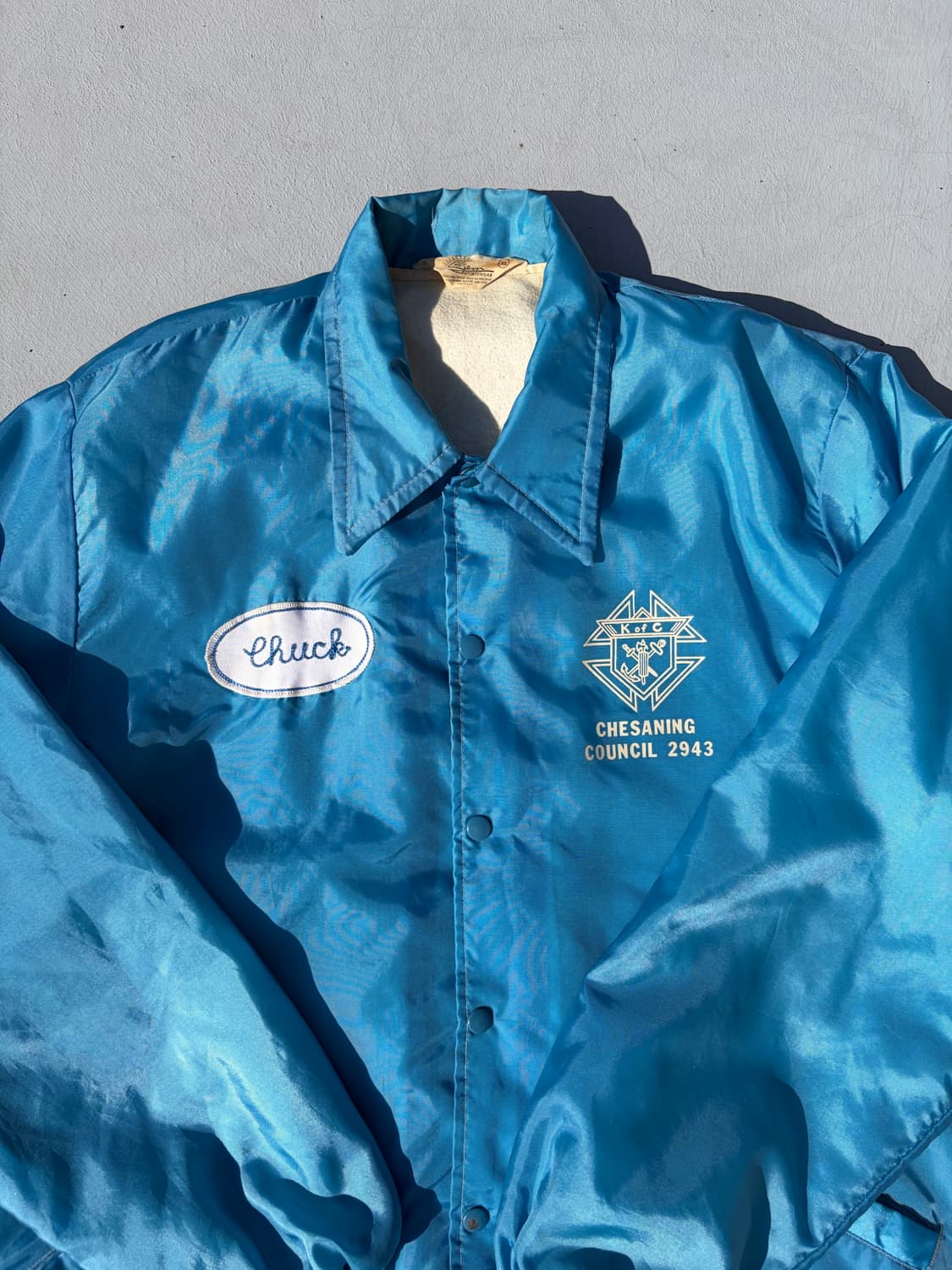70-80s Gem Sportswear 'Chuck' 자수 코치 자켓 상품이미지2