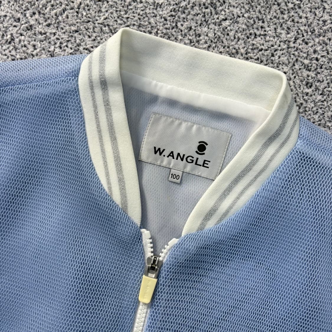 100 와이드앵글 골프 매쉬 집업 자켓 0324J 상품이미지2