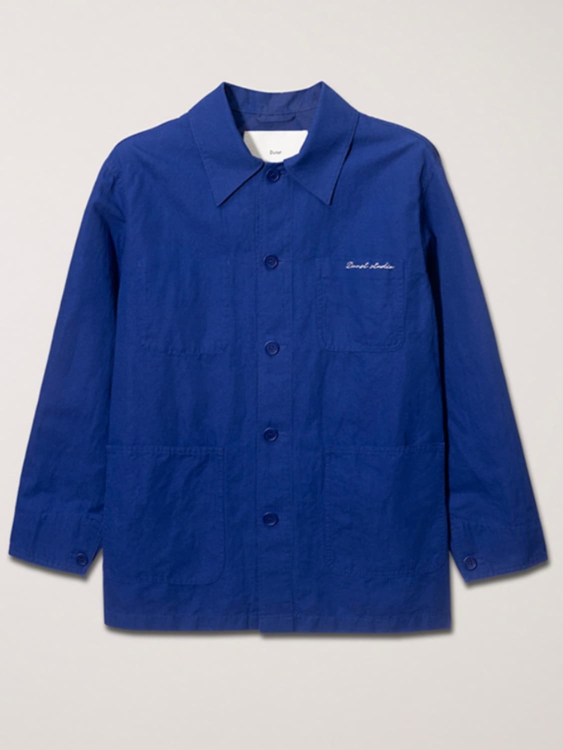 던스트 린넨 하프 자켓 블루 L 상품이미지5