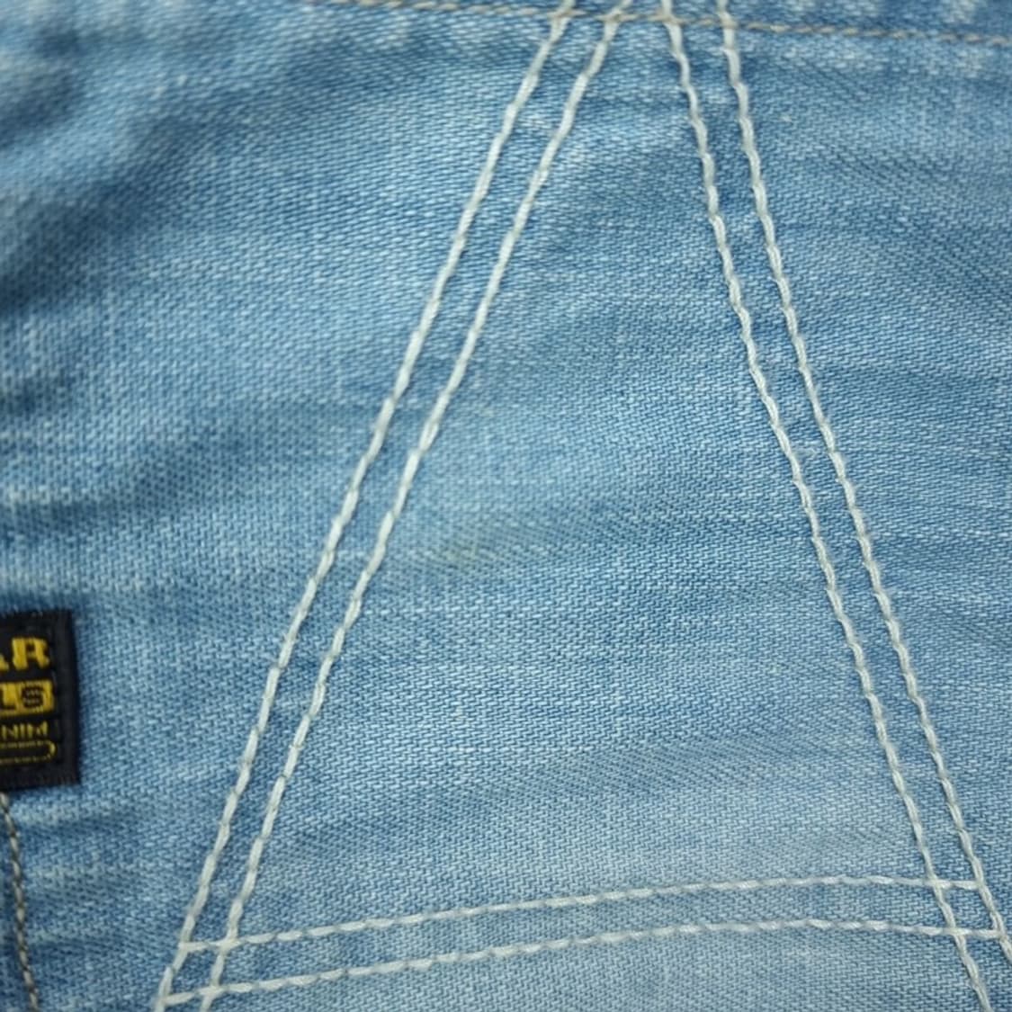 [지스타 로우] 빈티지 워시드 데님 셔츠 M19064 상품이미지8