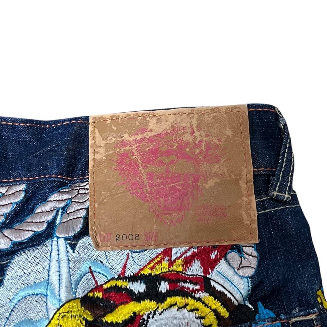 [Ed Hardy] Tiger Embroidered Denim 상품이미지8