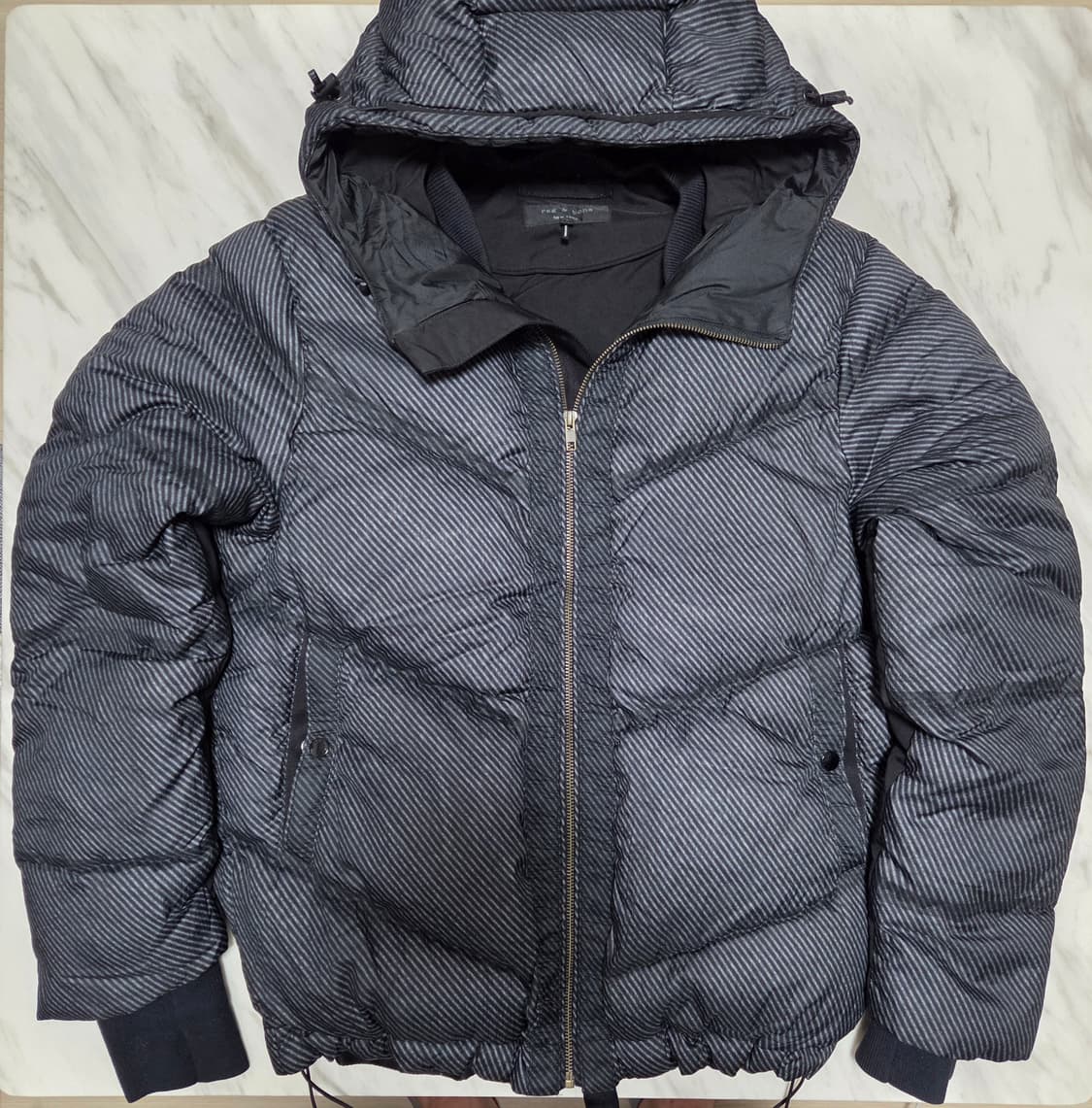 래그 앤 본 구스 다운 후드 패딩 상품이미지1