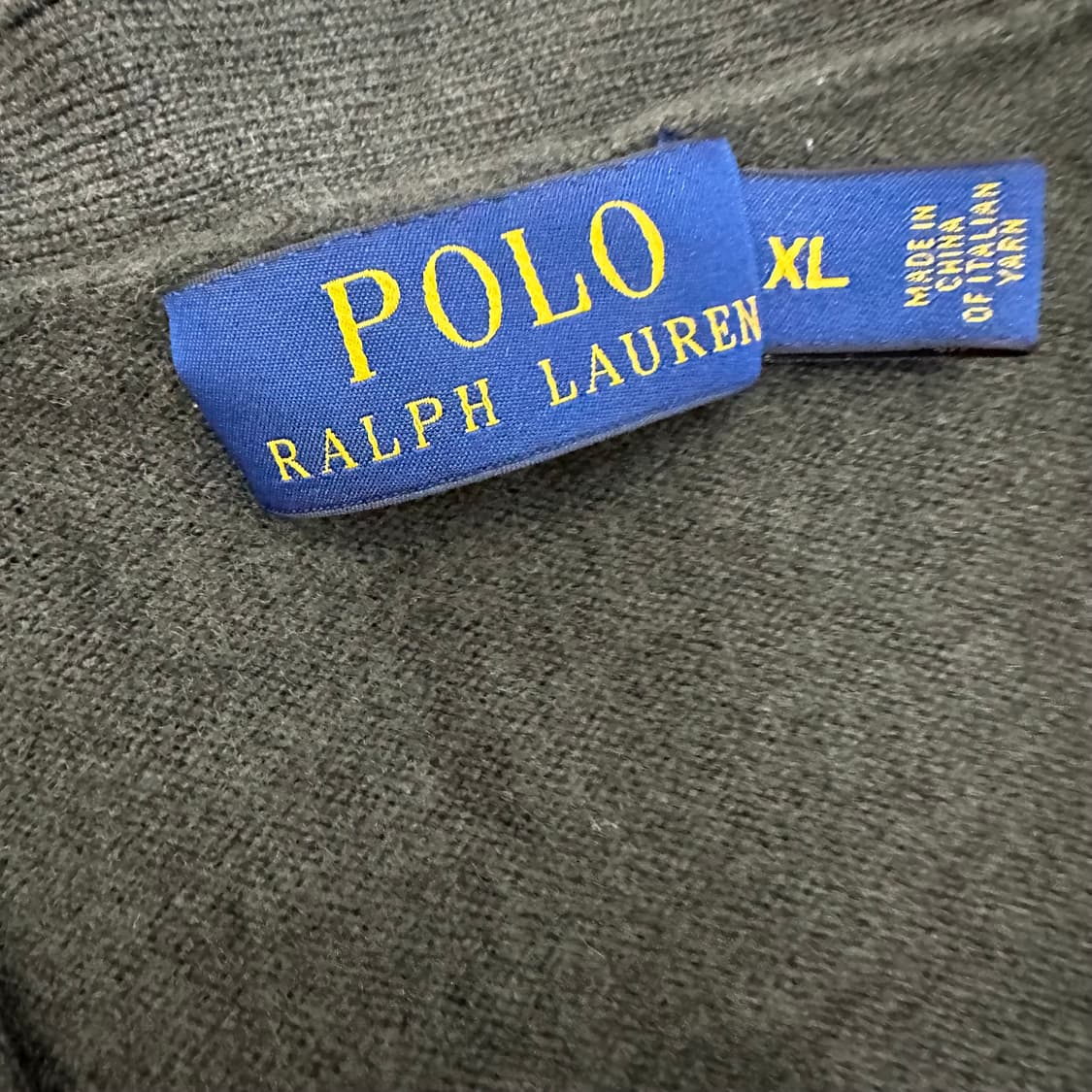 POLO 폴로 랄프로렌 가디건 카키 XL 상품이미지3